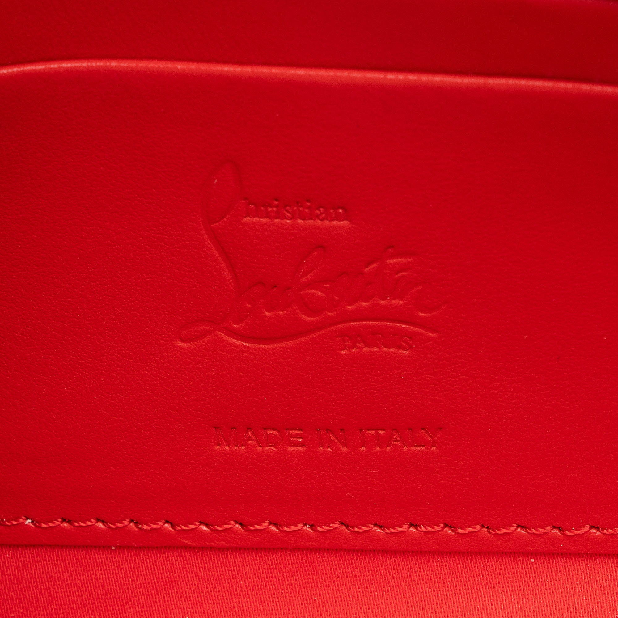 Christian Louboutin Patent Leather Loubitwist Clutch