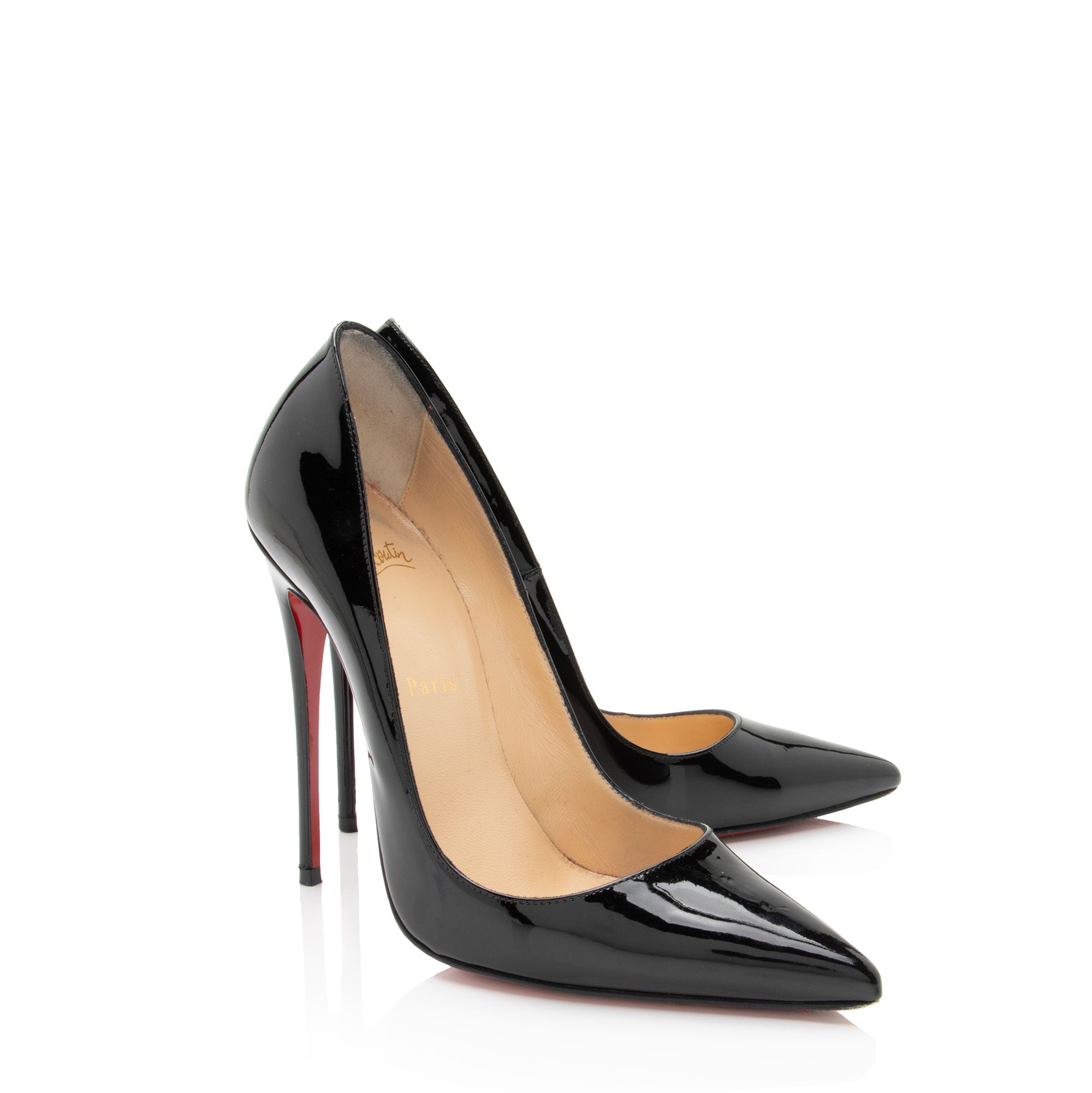 Christian Louboutin Patent Leather Pigalle Follies 100 Pumps - Size 9 / 39 (SHF-kJvvrt)