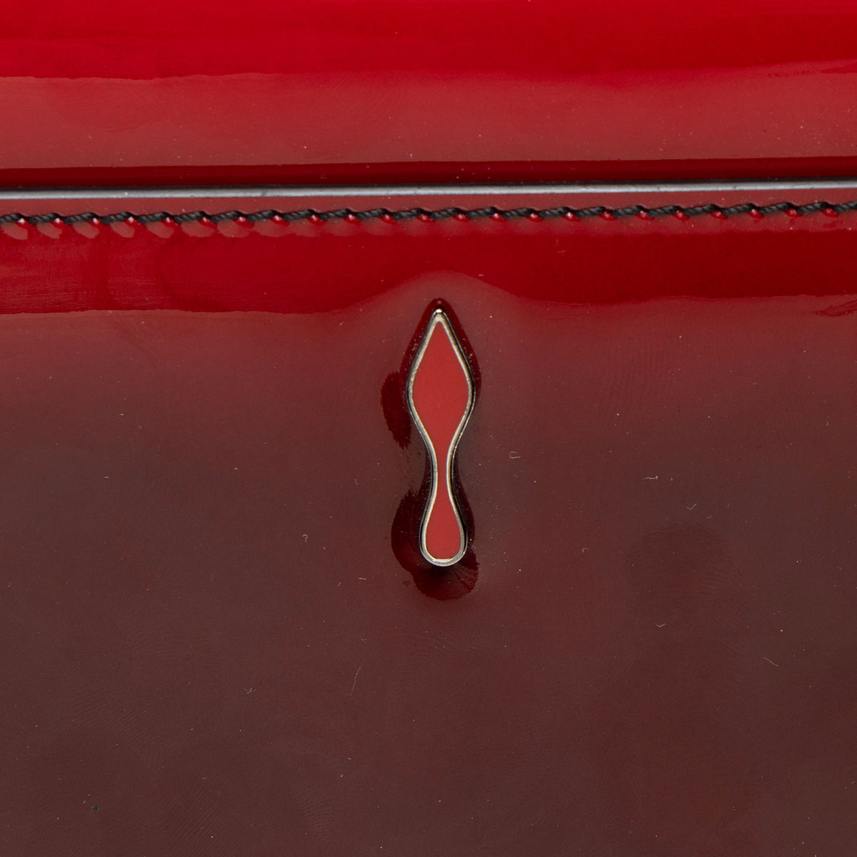 Christian Louboutin Patent Leather Riviera Clutch