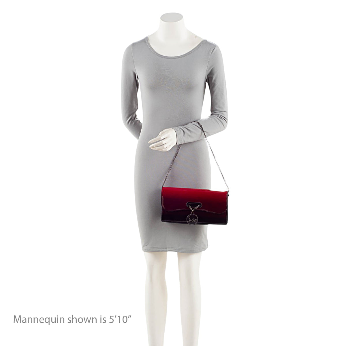 Christian Louboutin Patent Leather Riviera Clutch