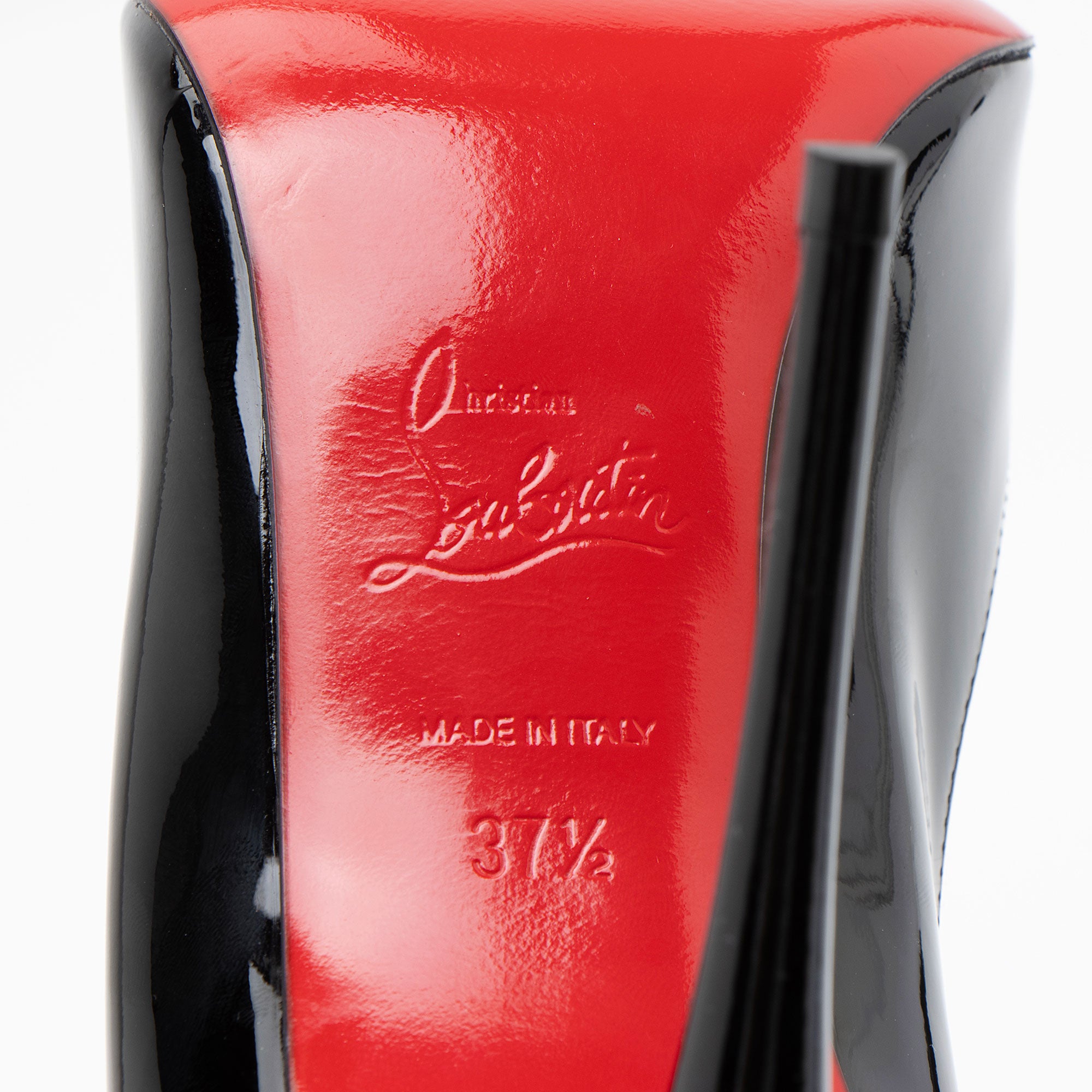 Christian Louboutin Patent Leather So Kate Pumps - Size 7.5 / 37.5