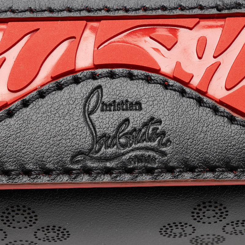 Christian Louboutin Perforated Leather Cabata Loubinthesky Nano Tote (SHF-d24Tyt)