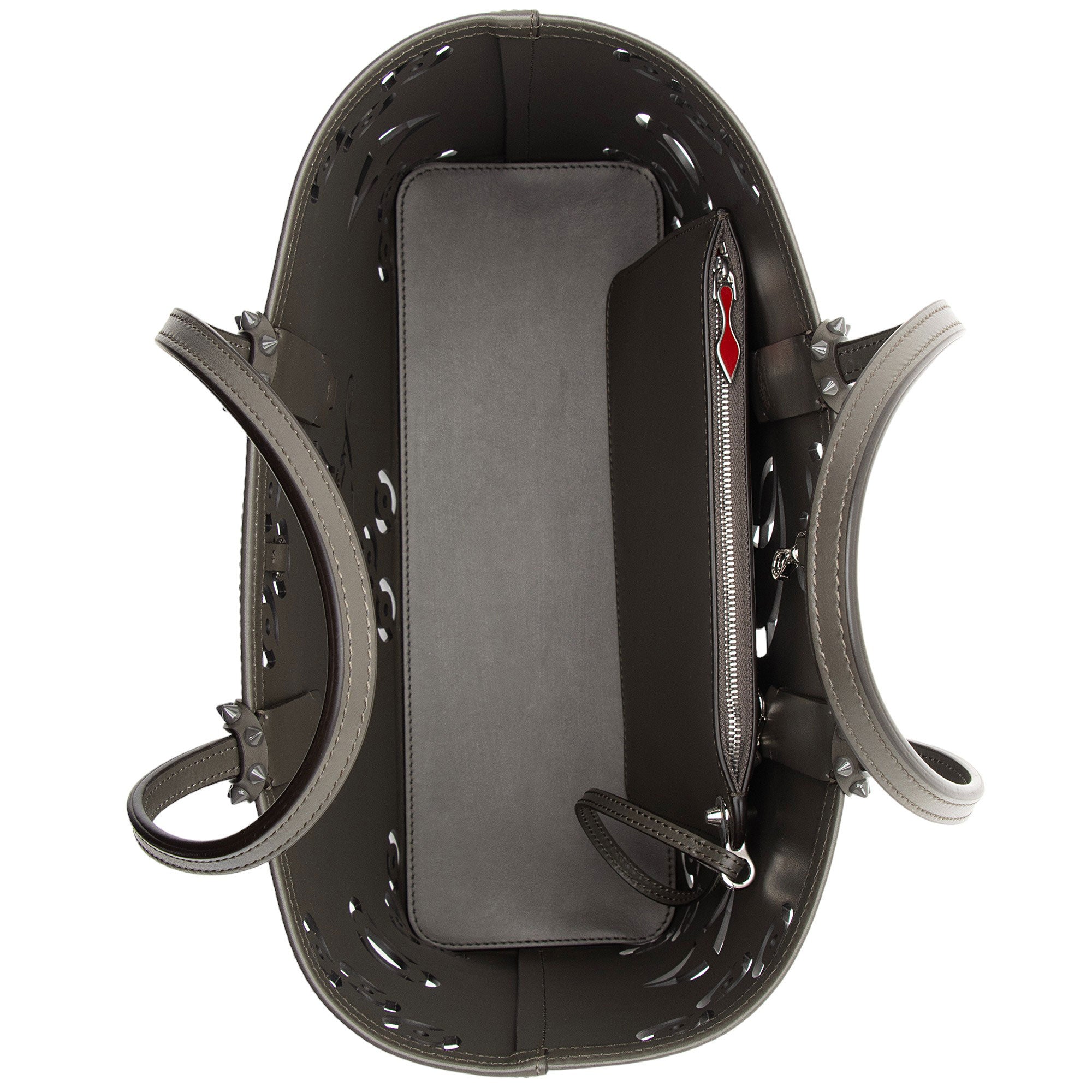 Christian Louboutin Perforated Leather Cabata Loubinthesky Small Tote (SHF-0wtC4x)