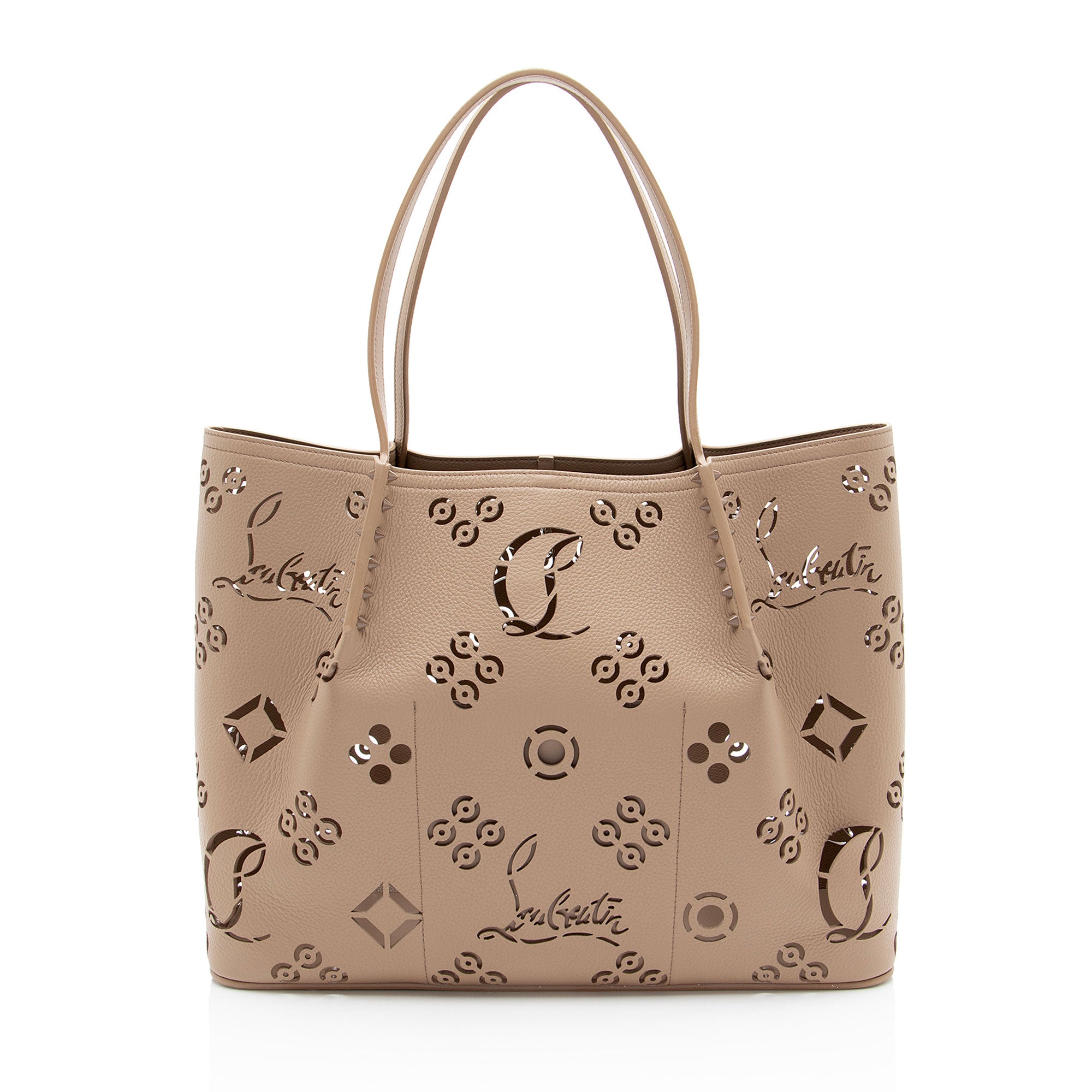Christian Louboutin Perforated Leather Loubinthesky Cabarock Large Tote