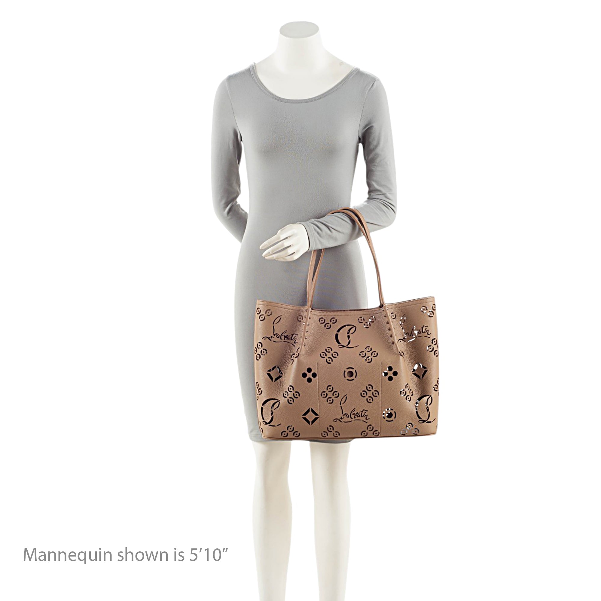Christian Louboutin Perforated Leather Loubinthesky Cabarock Large Tote
