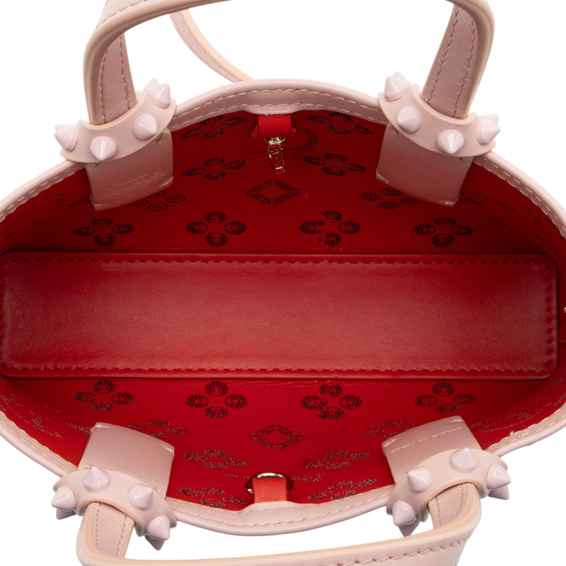 Christian Louboutin Perforated Leather Loubinthesky Cabata Nano Tote