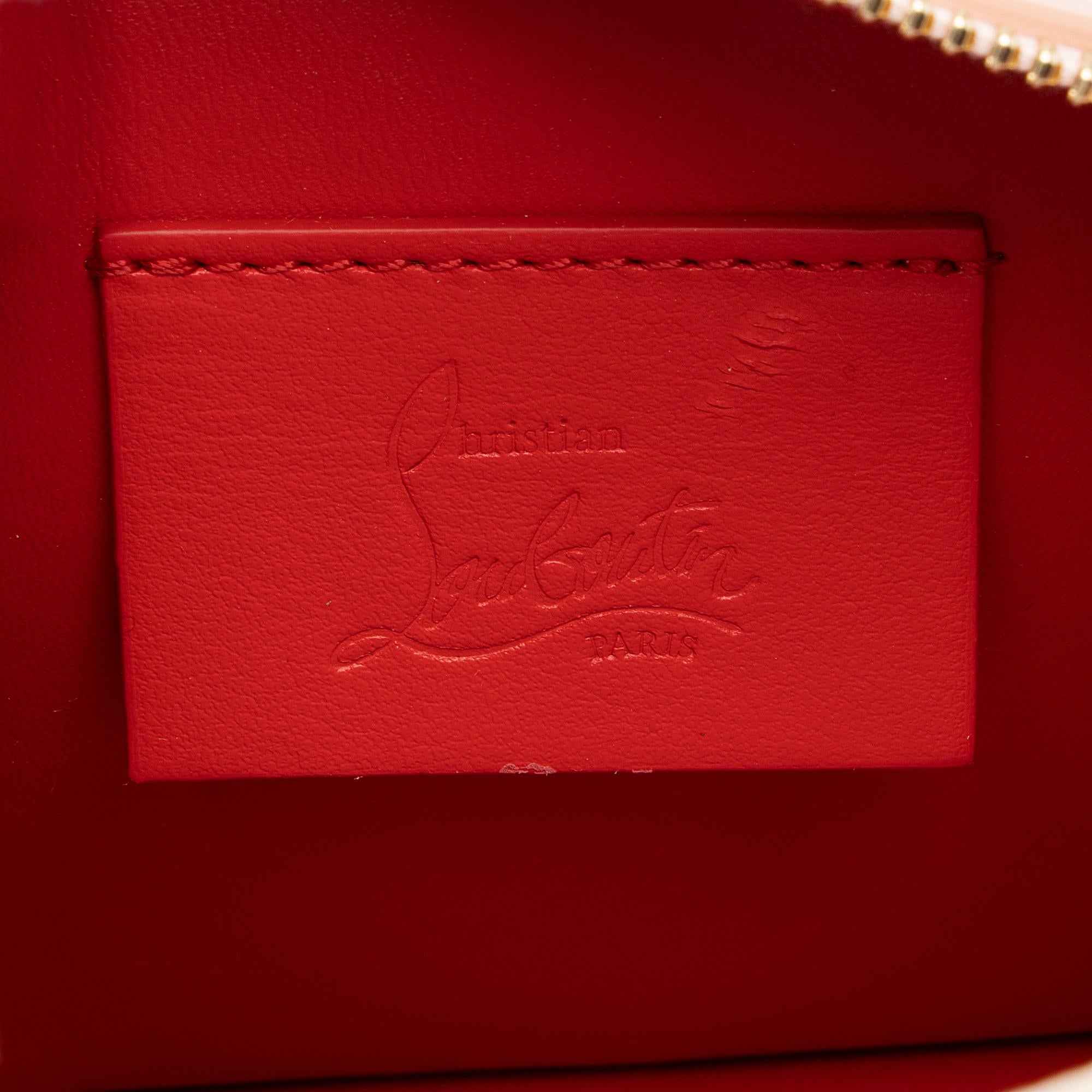 Christian Louboutin Perforated Leather Loubinthesky Small Camera Bag (SHF-G8JcIh)