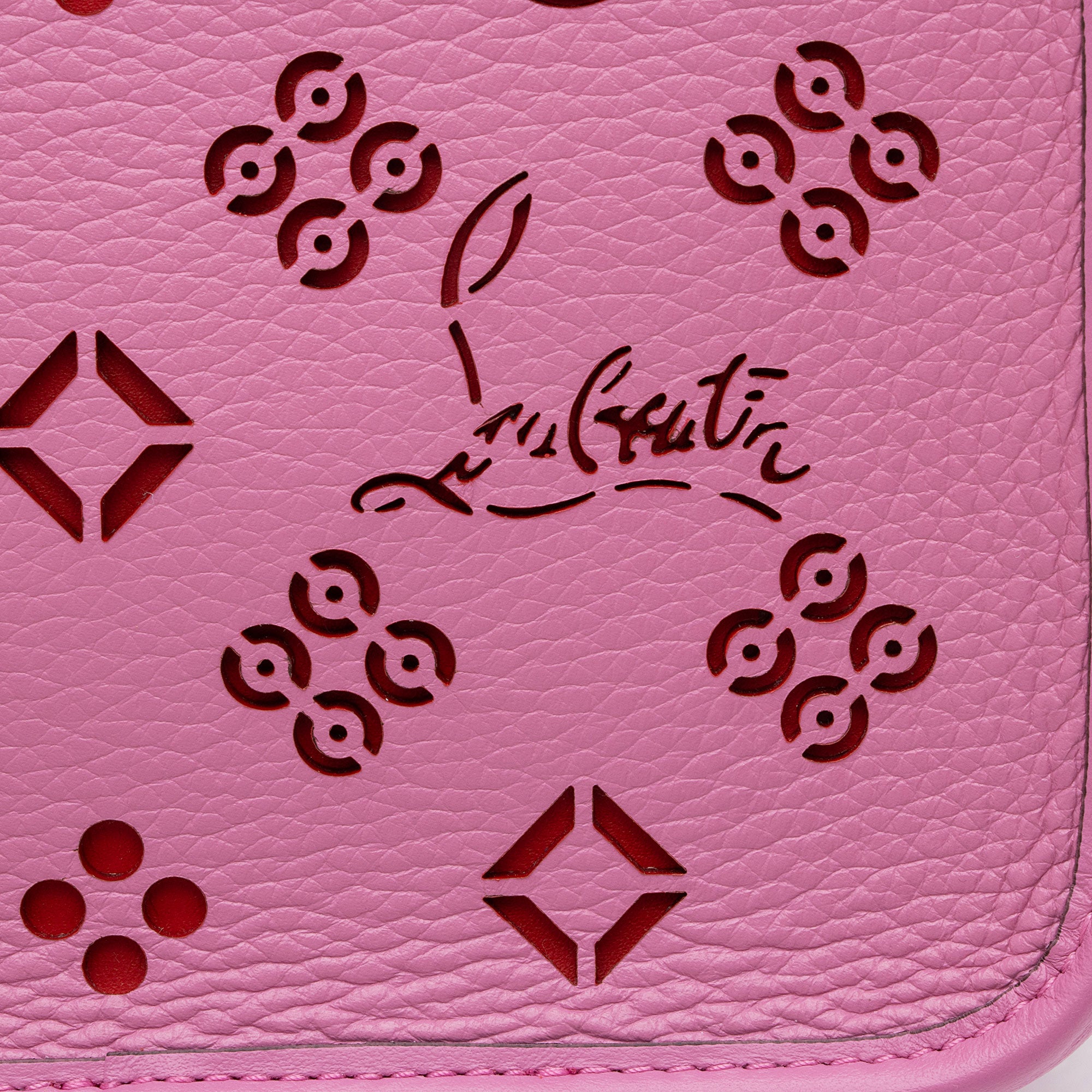 Christian Louboutin Perforated Leather Loubinthesky Small Camera Bag (SHF-6uslKv)