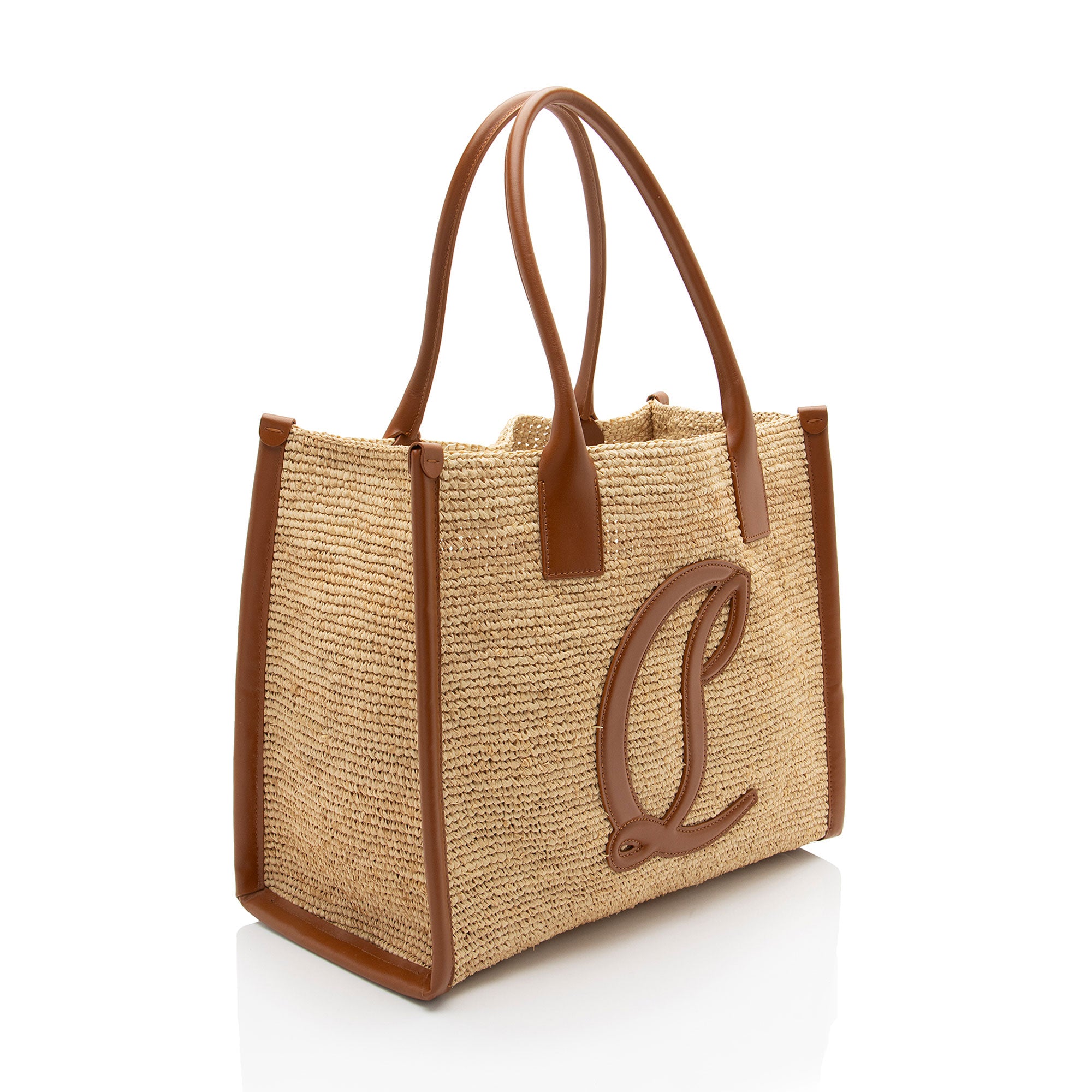 Christian Louboutin Raffia By My Side Large Tote