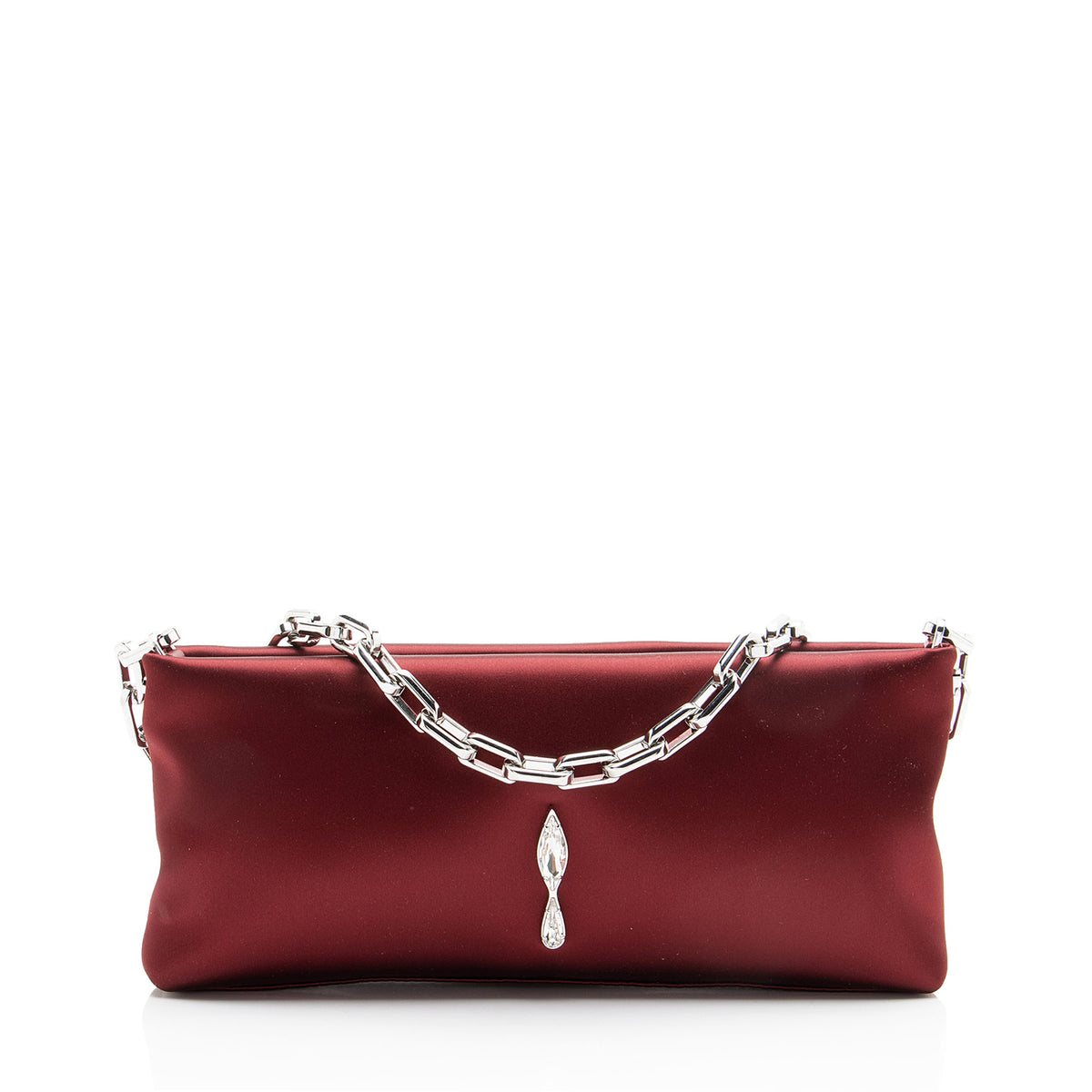Christian Louboutin Satin Maykimay Clutch