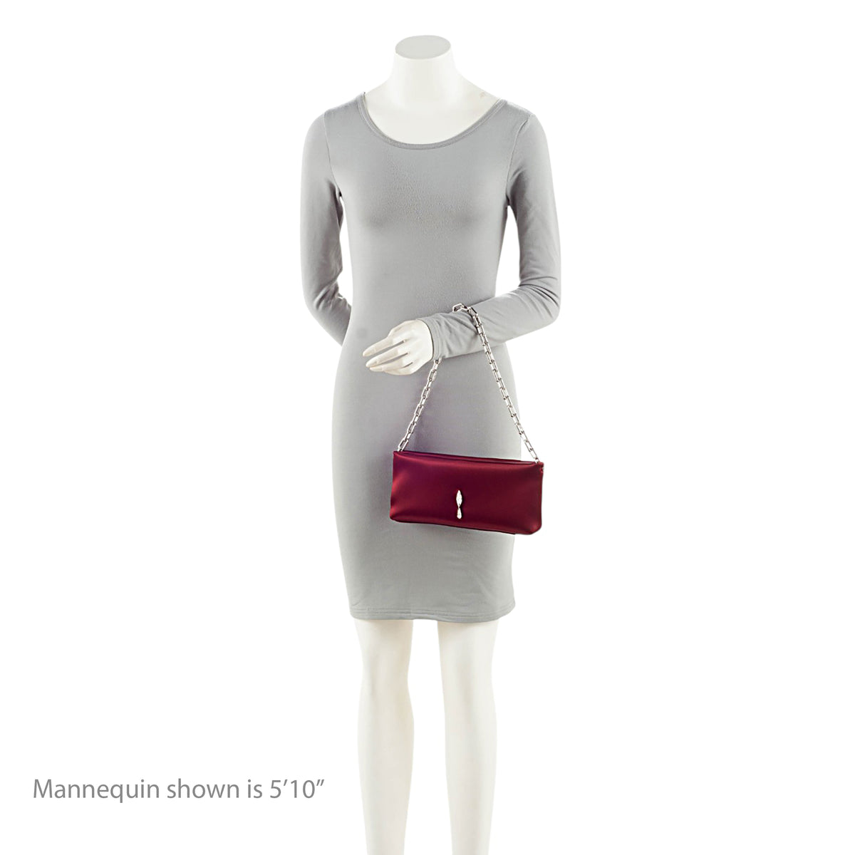 Christian Louboutin Satin Maykimay Clutch
