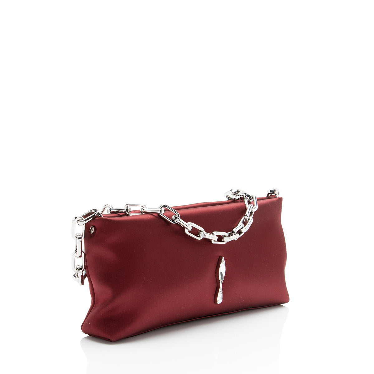 Christian Louboutin Satin Maykimay Clutch