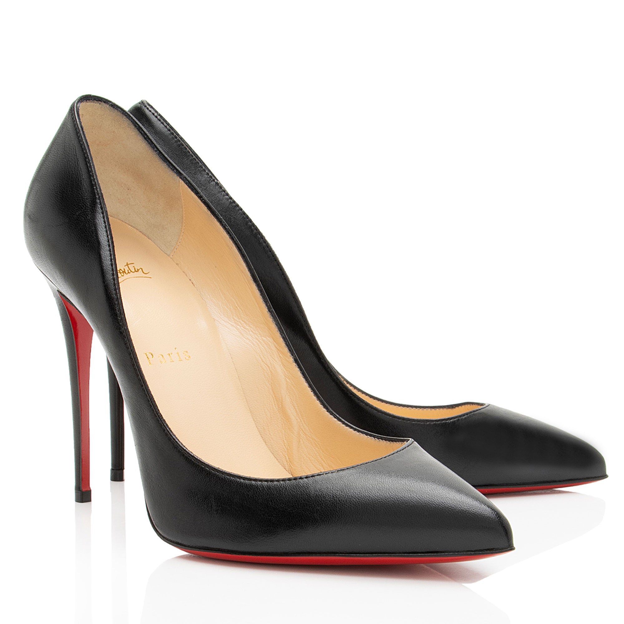 Christian Louboutin Shiny Nappa Pigalle Follies 100 Pumps - Size 9.5 / 39.5