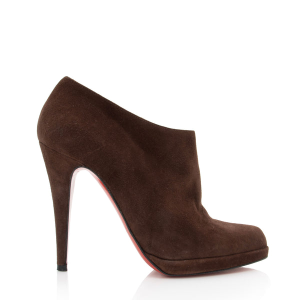 Christian Louboutin Suede Ankle Boots - Size 7 / 37 (SHF-KYurhZ)