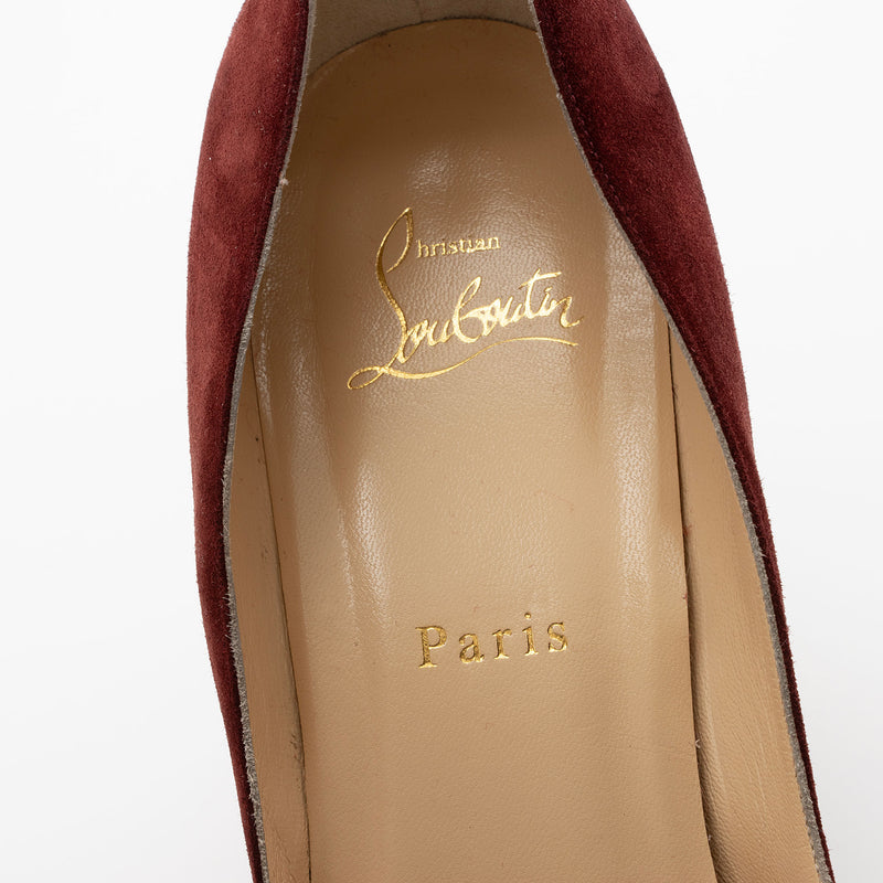 Christian Louboutin Suede Pigalle Follies 85 Pumps - Size 10.5 / 40.5 (SHF-DvQgEP)