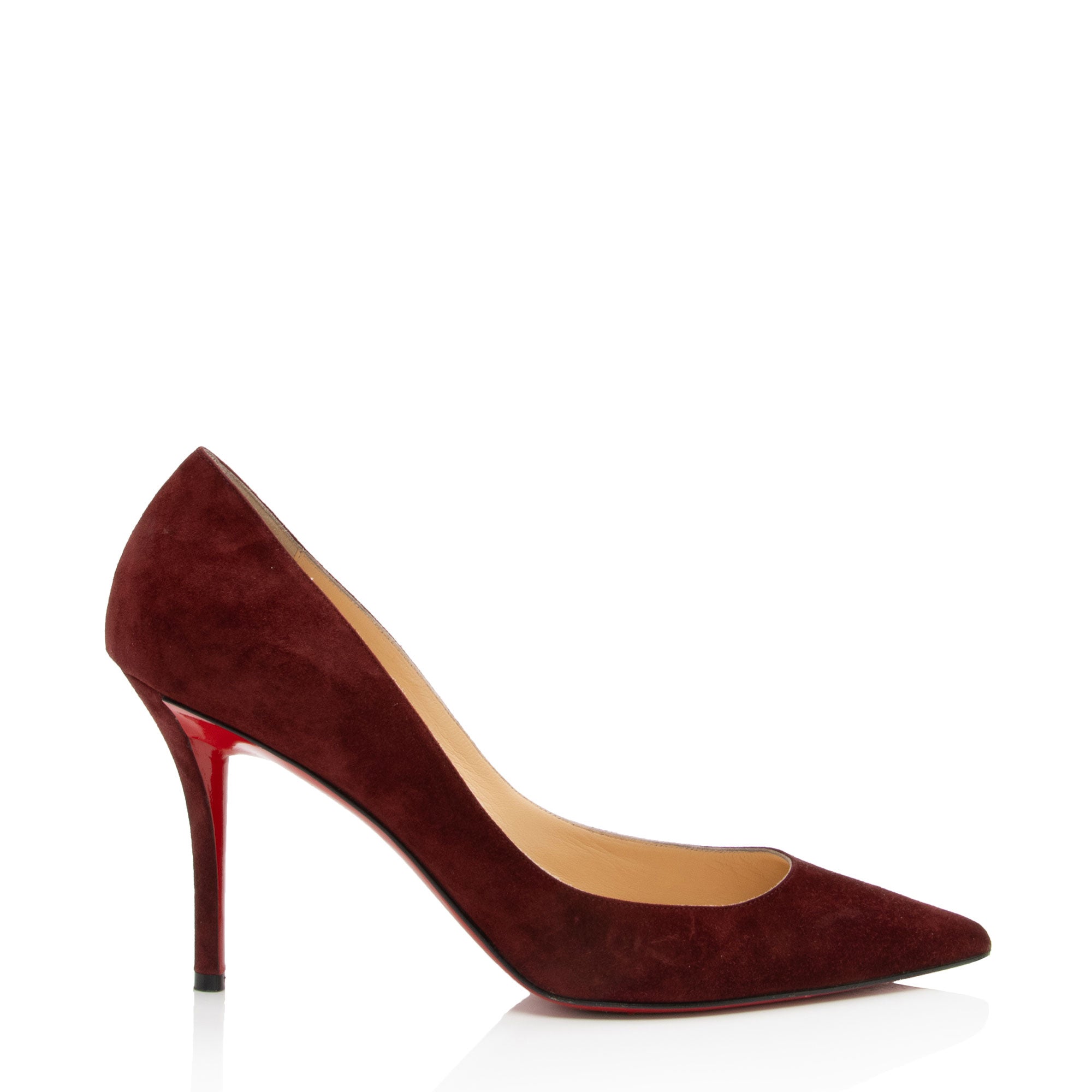 Christian Louboutin Suede Pigalle Follies 85 Pumps - Size 10.5 / 40.5 (SHF-DvQgEP)