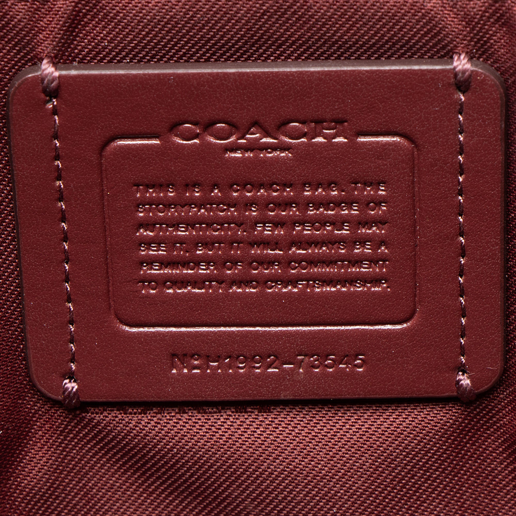 Coach Leather Dalton 31 Shoulder Bag