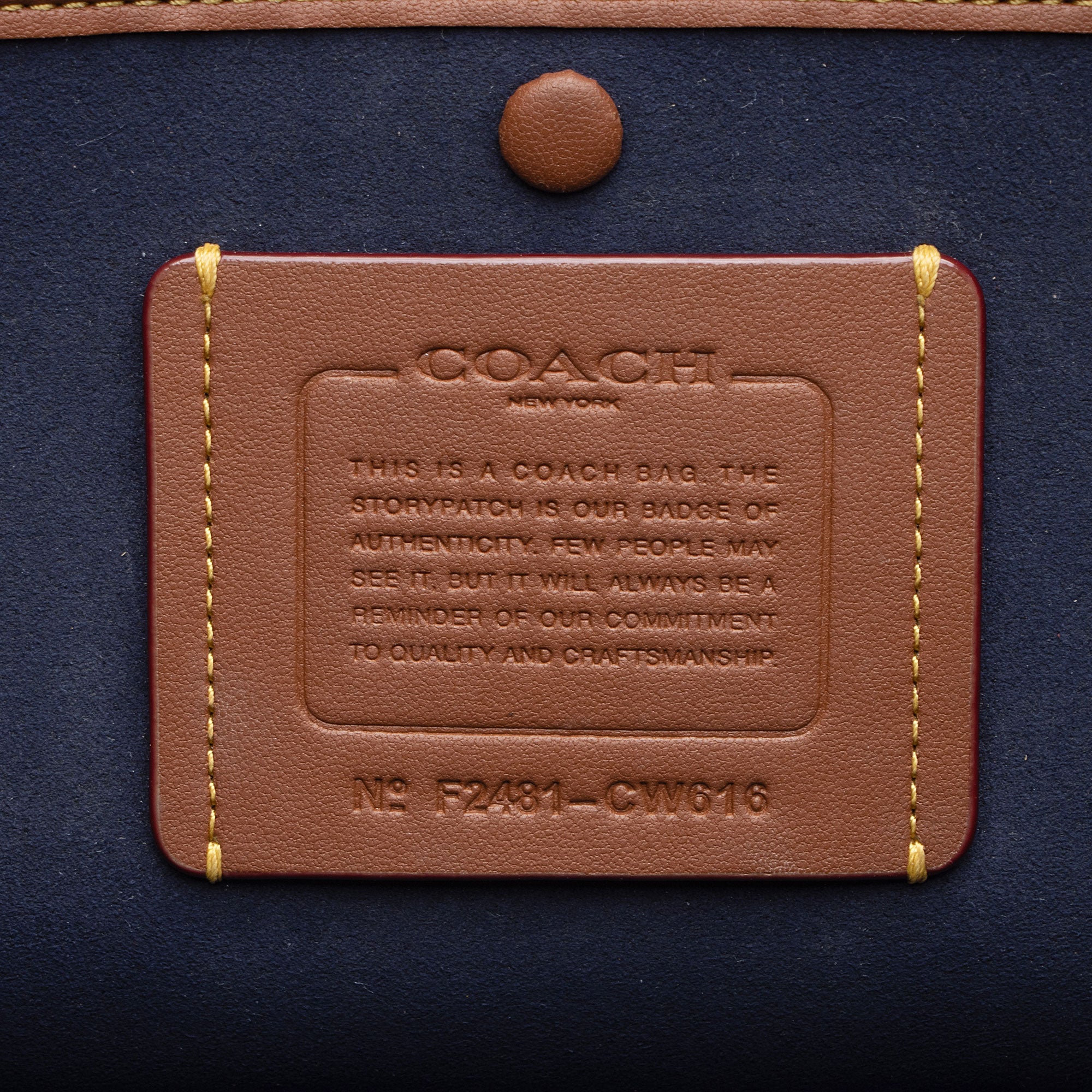 Coach Leather Soft Empire 40 Carryall Bag