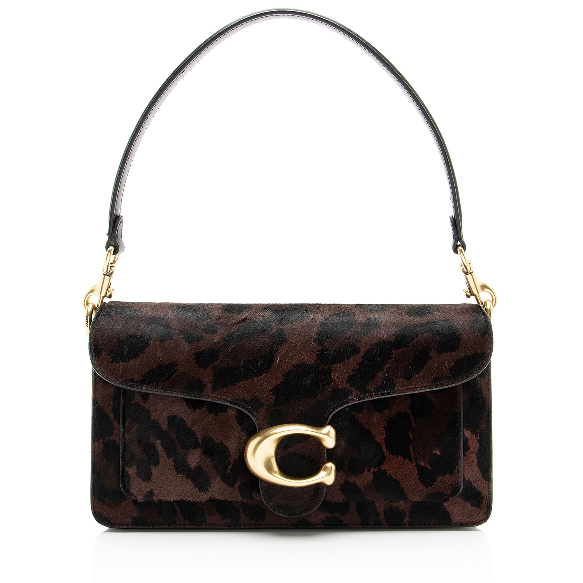 Coach Leopard Calf Hair Tabby 26 Shoulder Bag