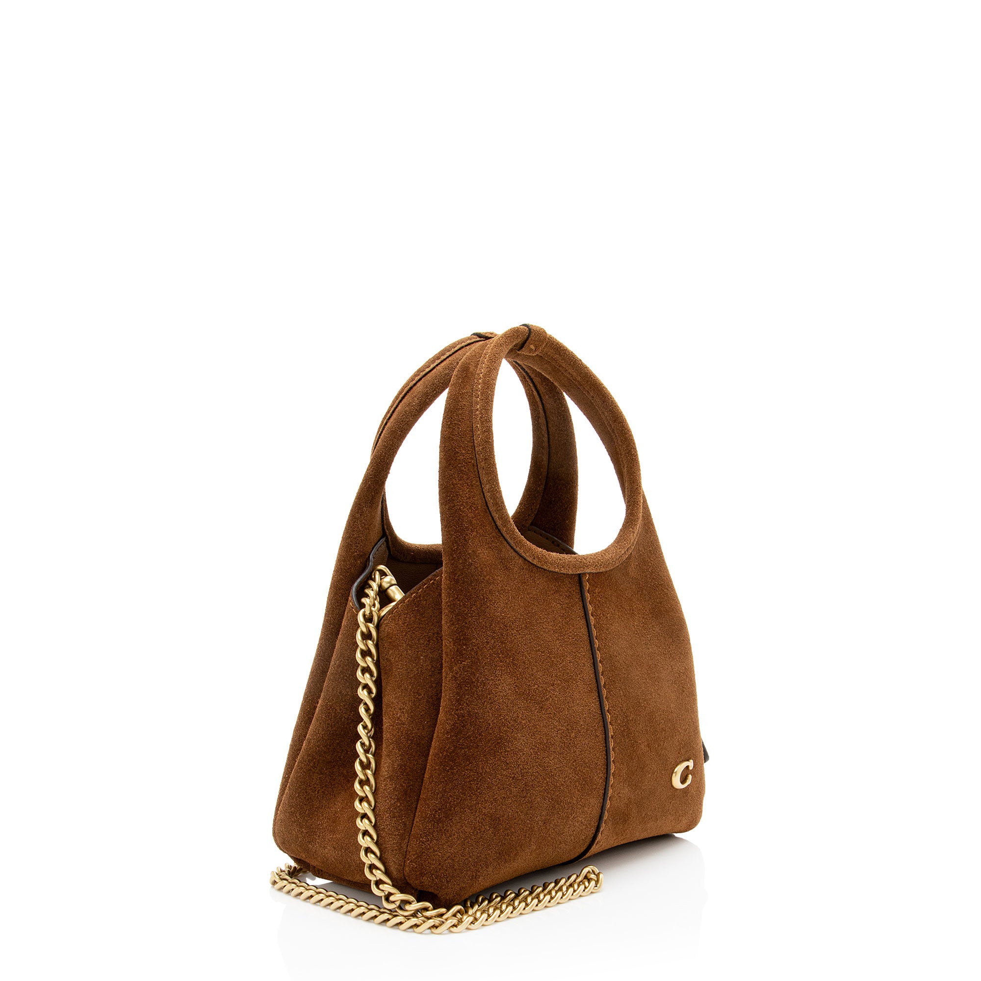 Coach Suede Lana 19 Shoulder Bag