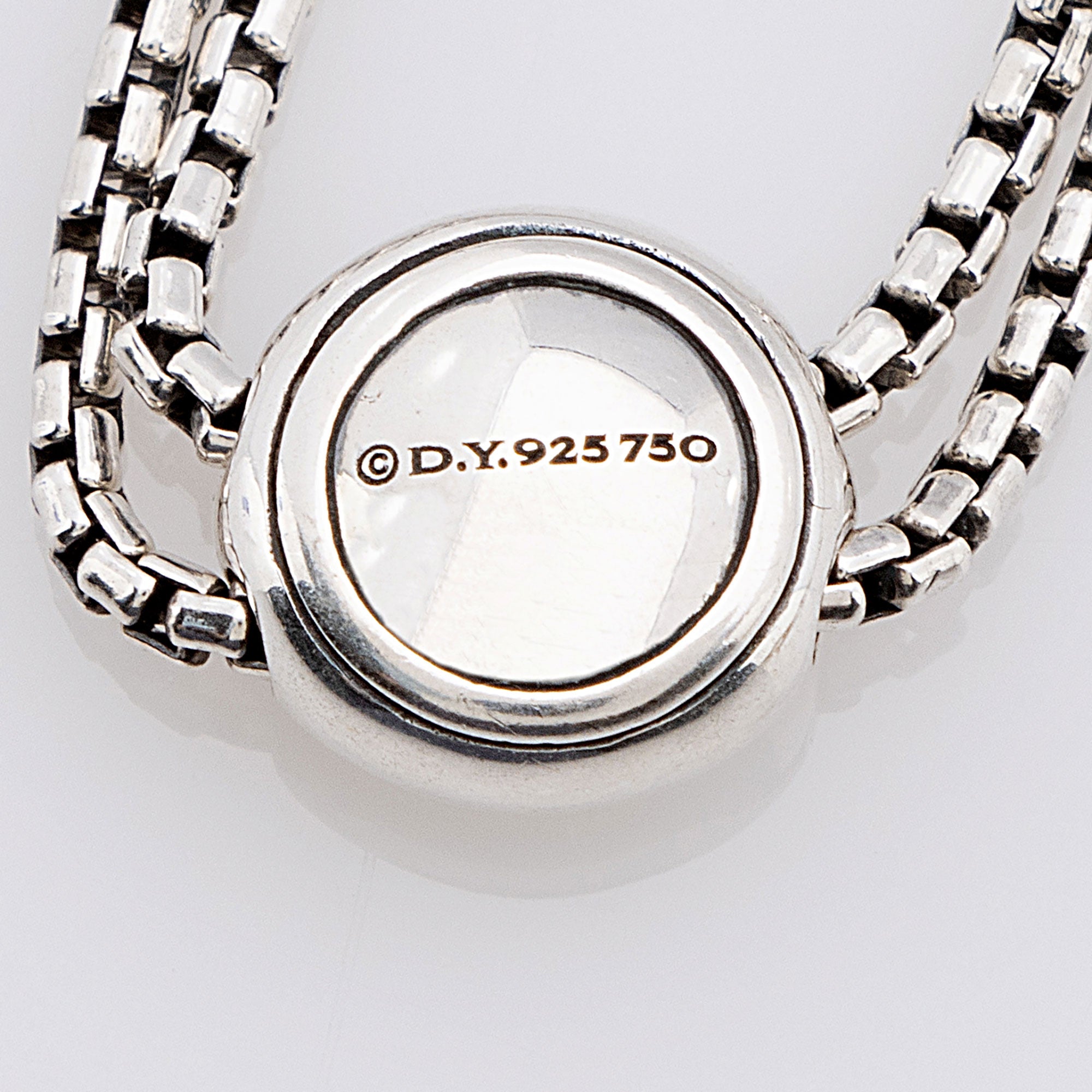 David Yurman 18k Gold Sterling Silver Continuance Heart Necklace (SHF-9U1JjQ)