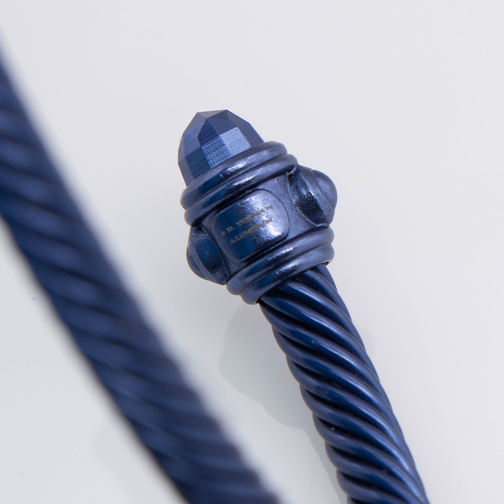 David Yurman Aluminum Renaissance Cable 5mm Cuff (SHF-wBYamc)
