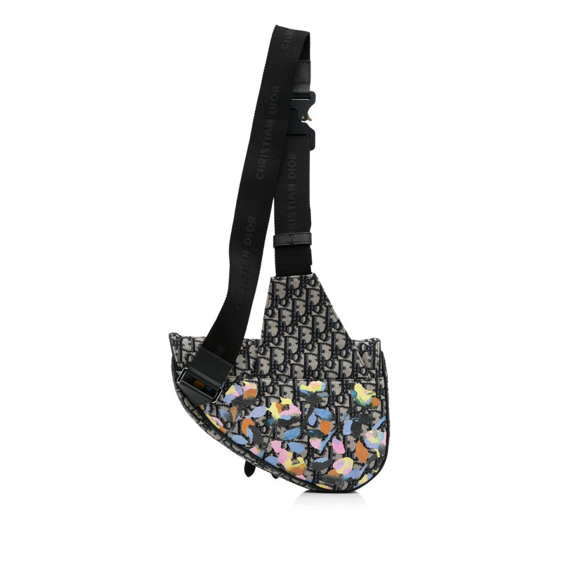 Dior Alex Foxton Oblique Saddle Crossbody Bag (SHG-9MRCrM)
