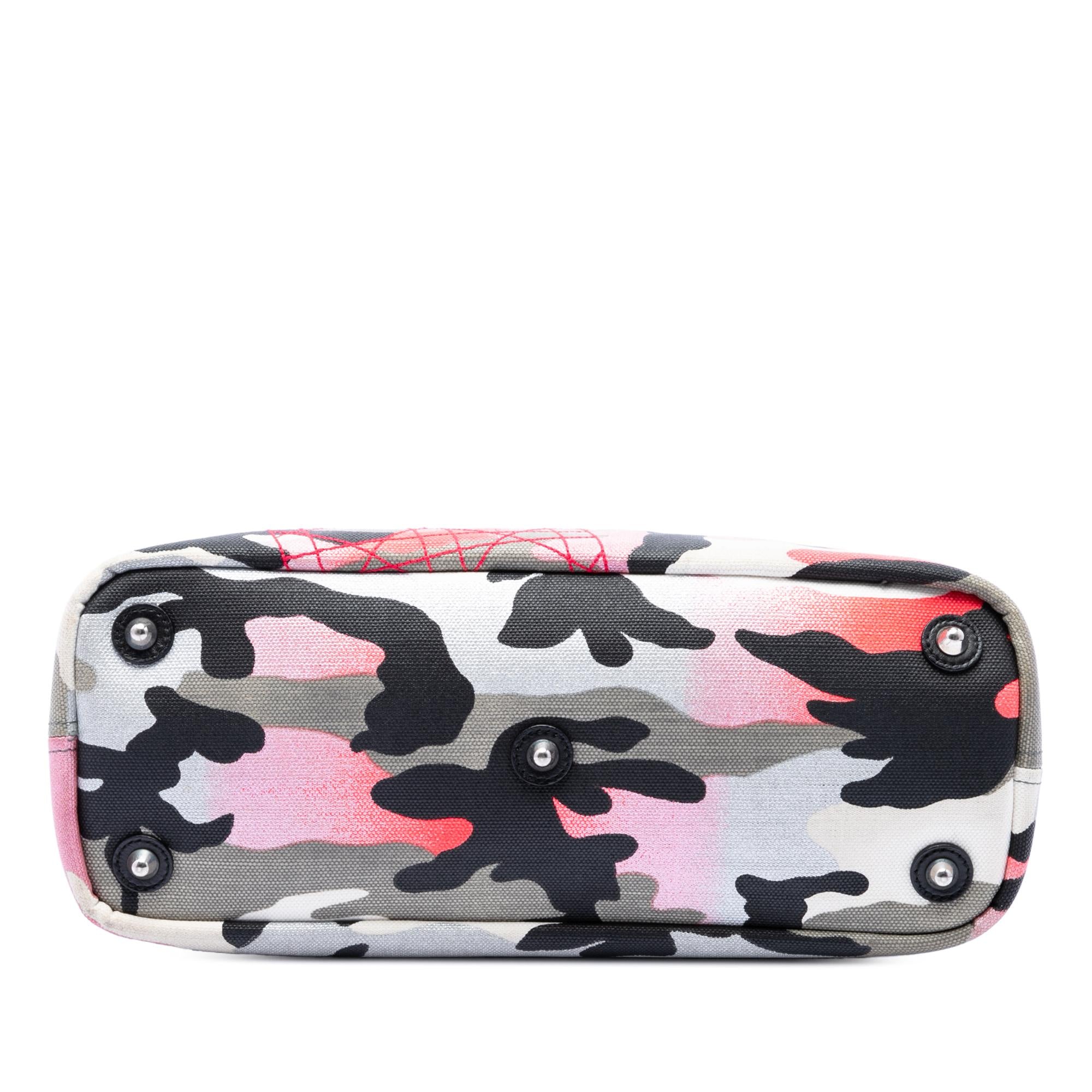 Dior Anselm Reyle Medium Canvas Camouflage Tote