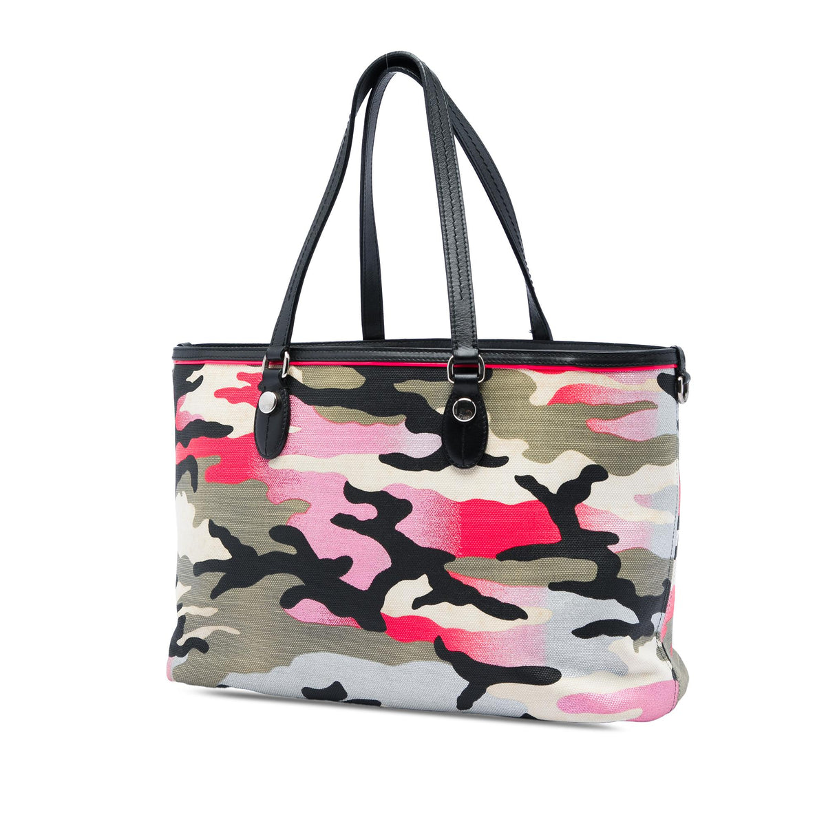 Dior Anselm Reyle Medium Canvas Camouflage Tote