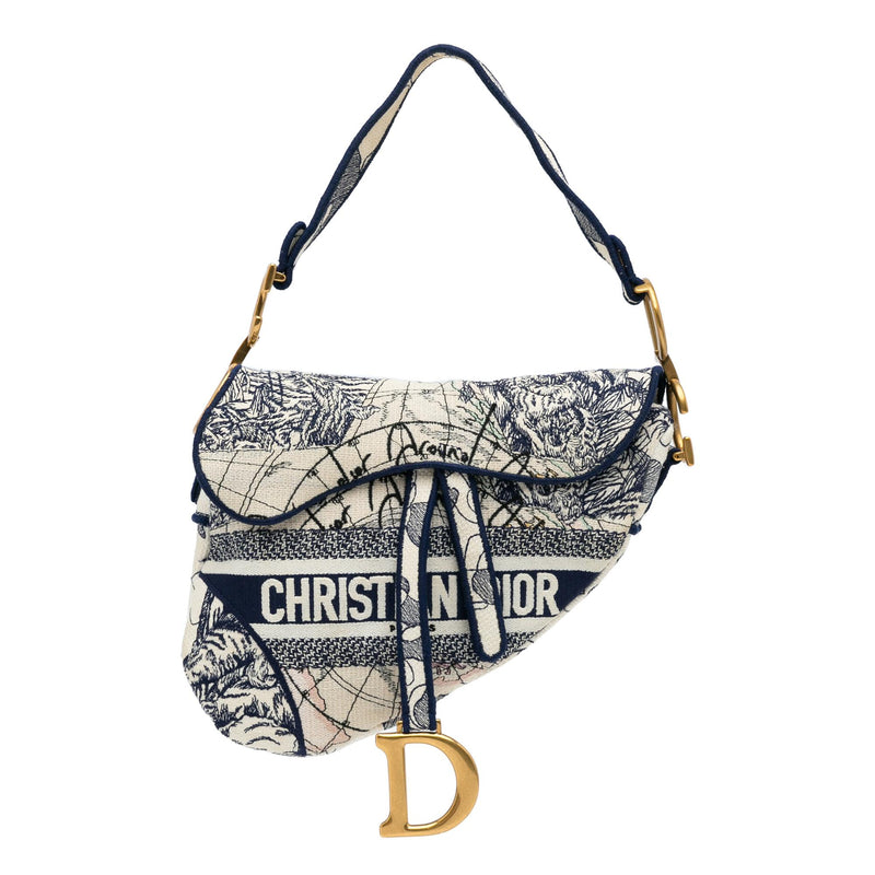 Dior around the world saddle bag new arrivals