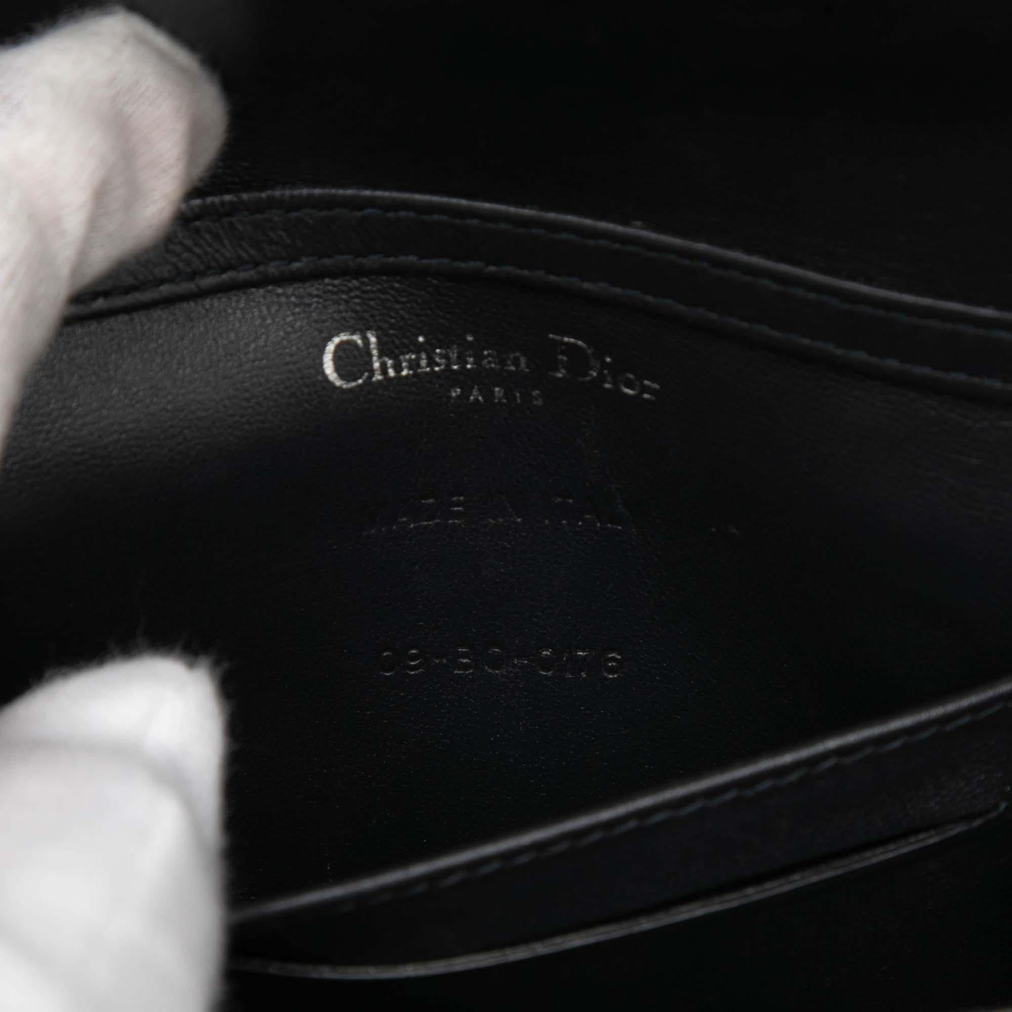 Dior Baby Metallic Patent Microcannage Diorama Flap