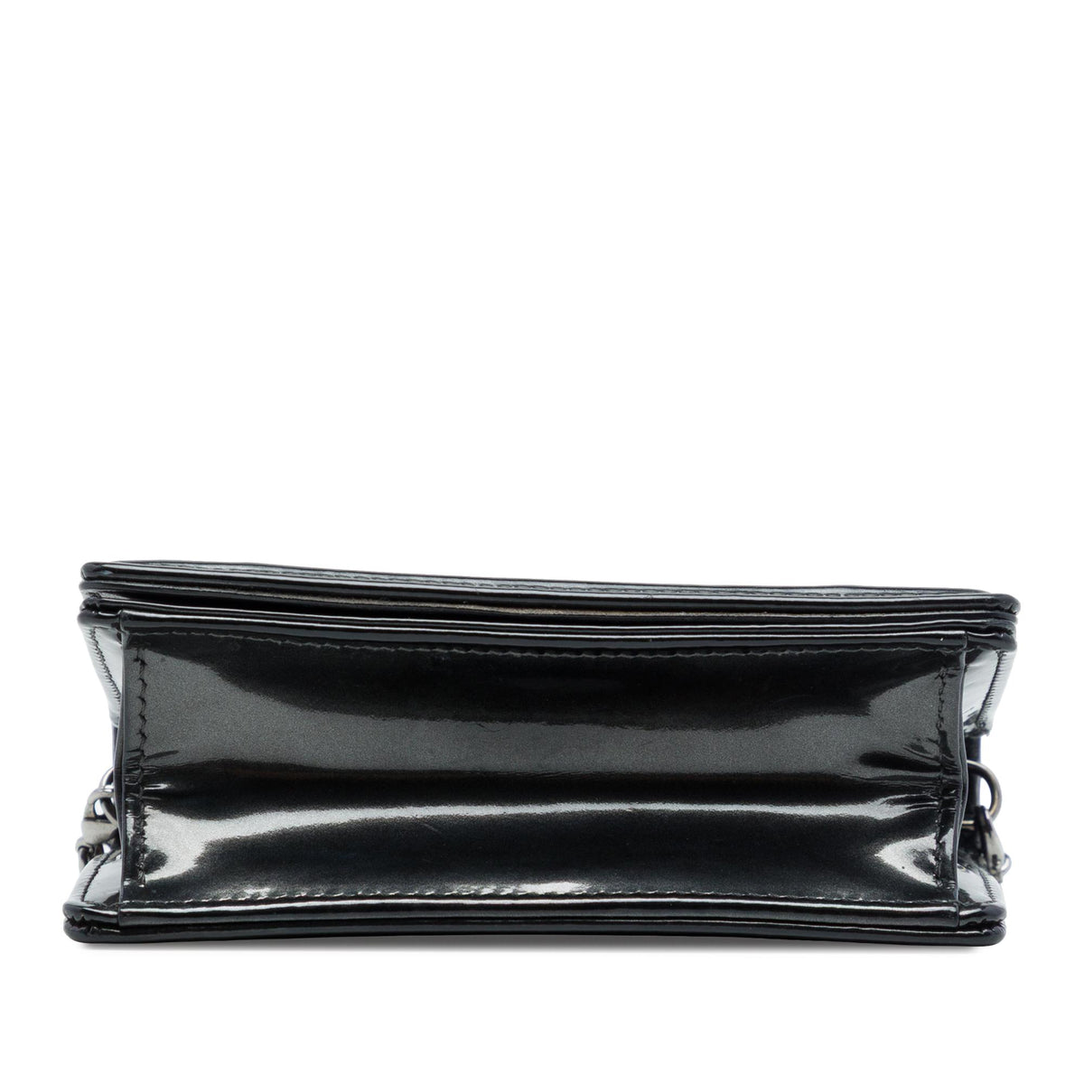 Dior Baby Metallic Patent Microcannage Diorama Flap