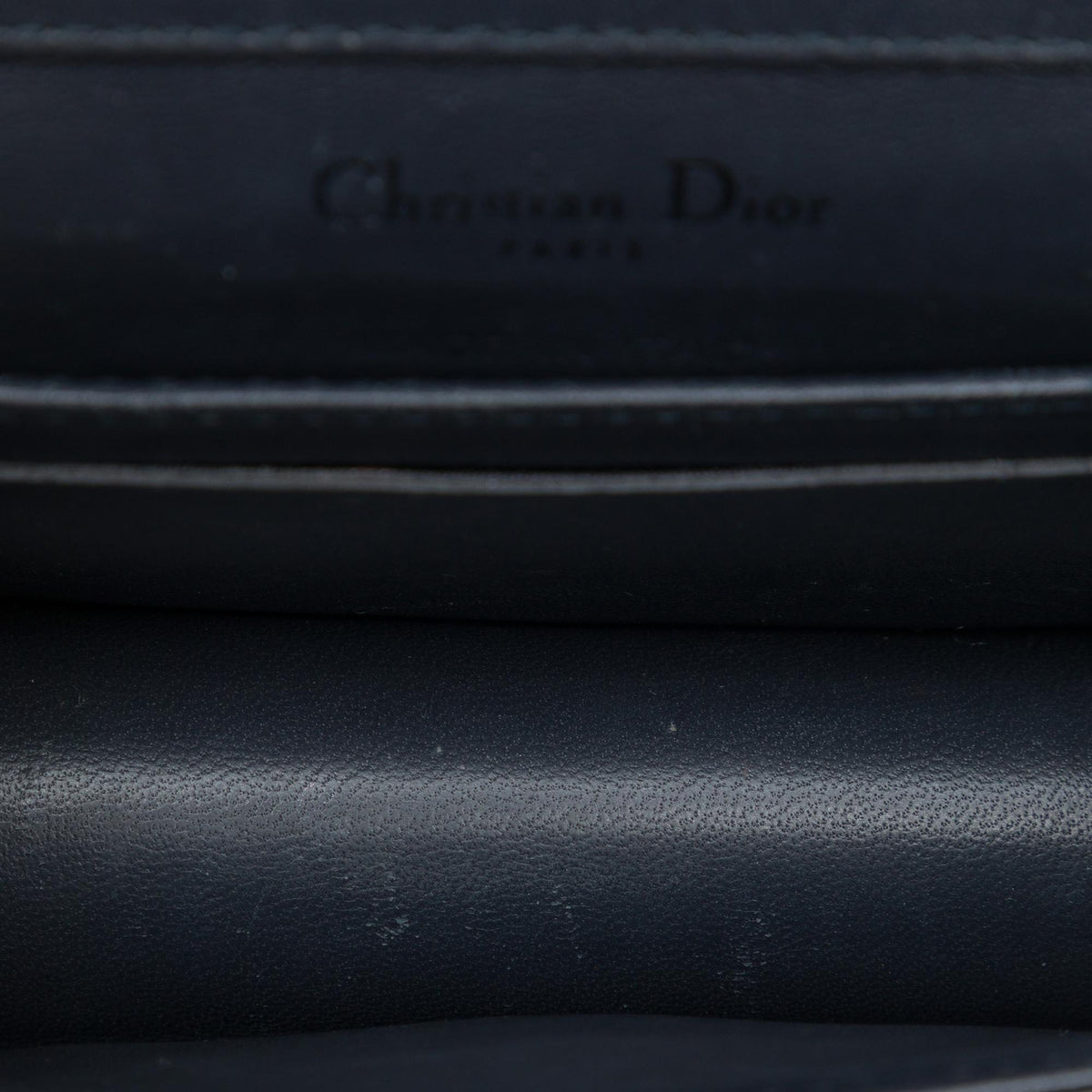 Dior Baby Metallic Patent Microcannage Diorama Flap