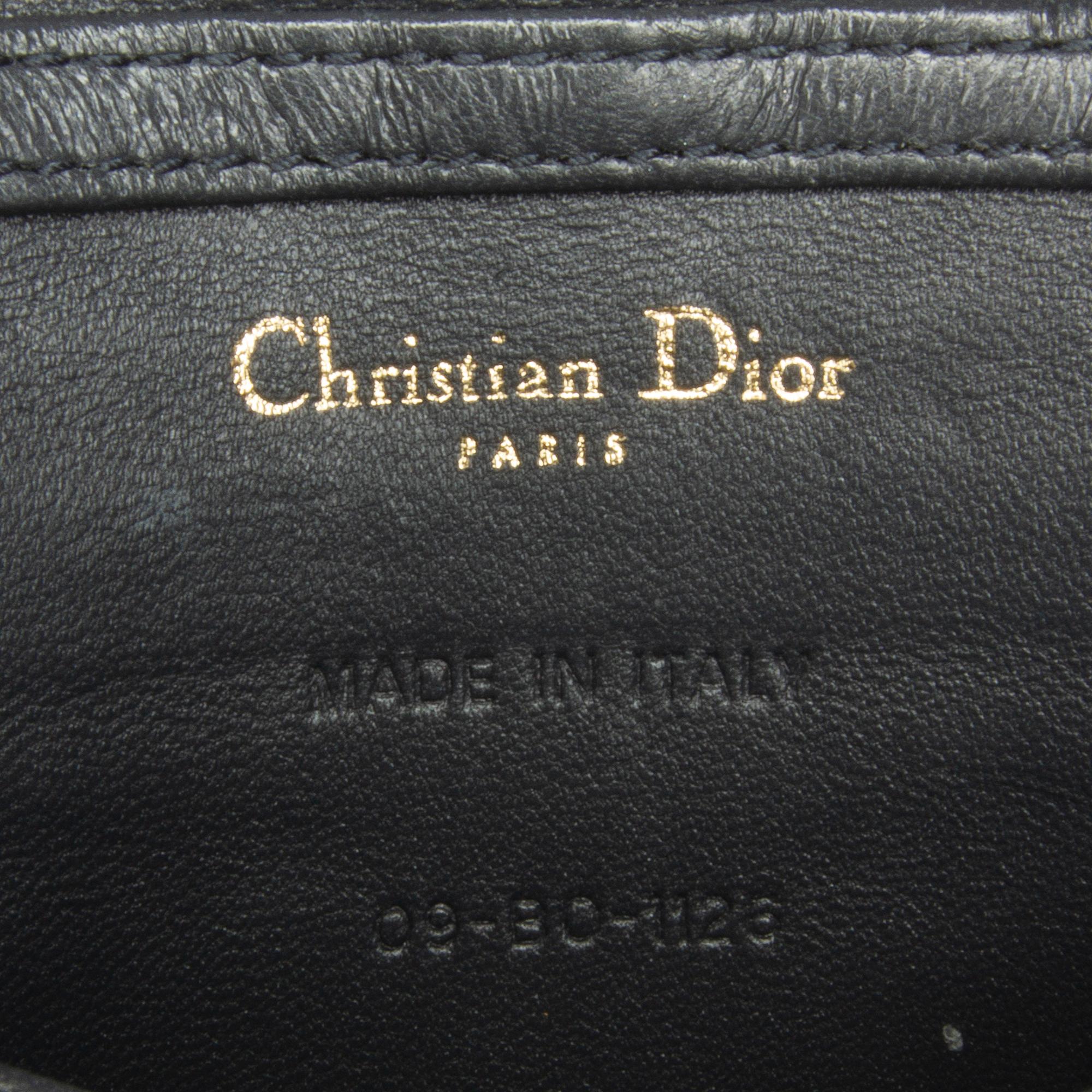 Dior Baby Patent Microcannage Diorama Wallet on Chain (SHG-Cem0dN)