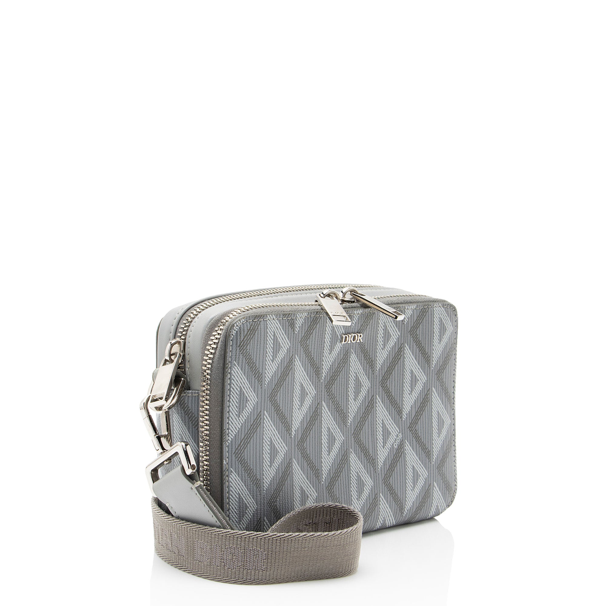 Dior CD Diamond Coated Canvas Messenger