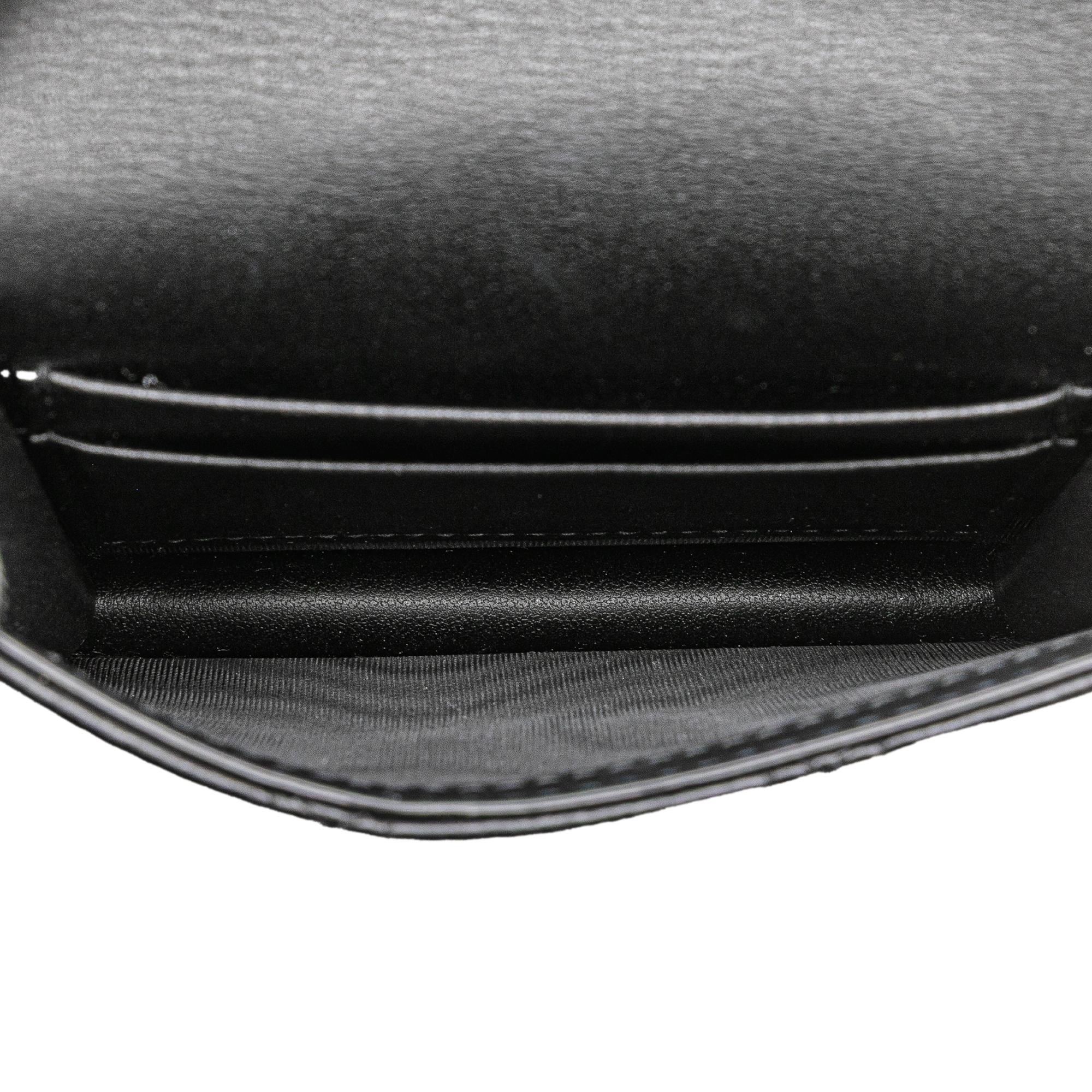 Dior Calfskin Cannage Caro Chain Belt Bag