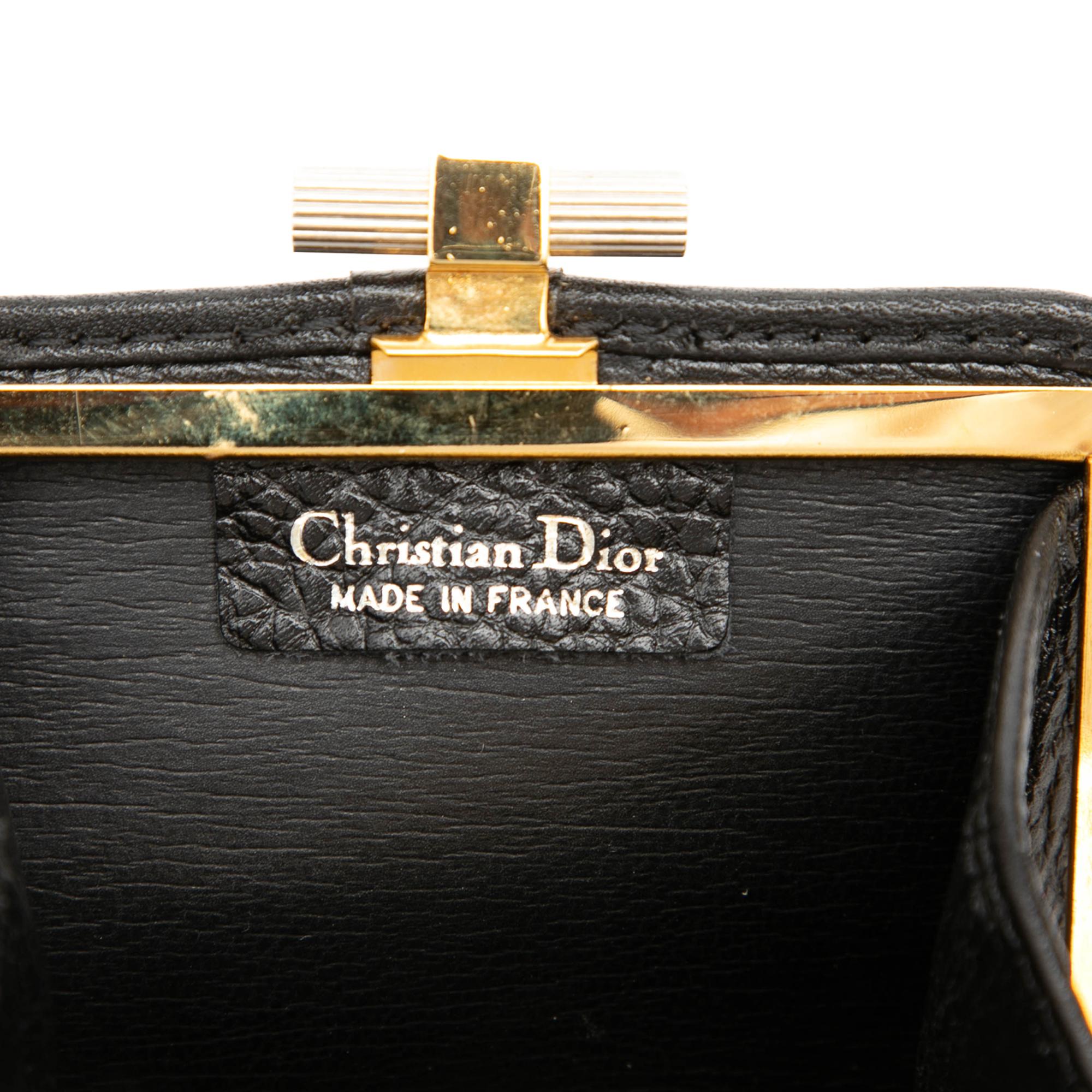 Dior Calfskin Clasp Coin Purse