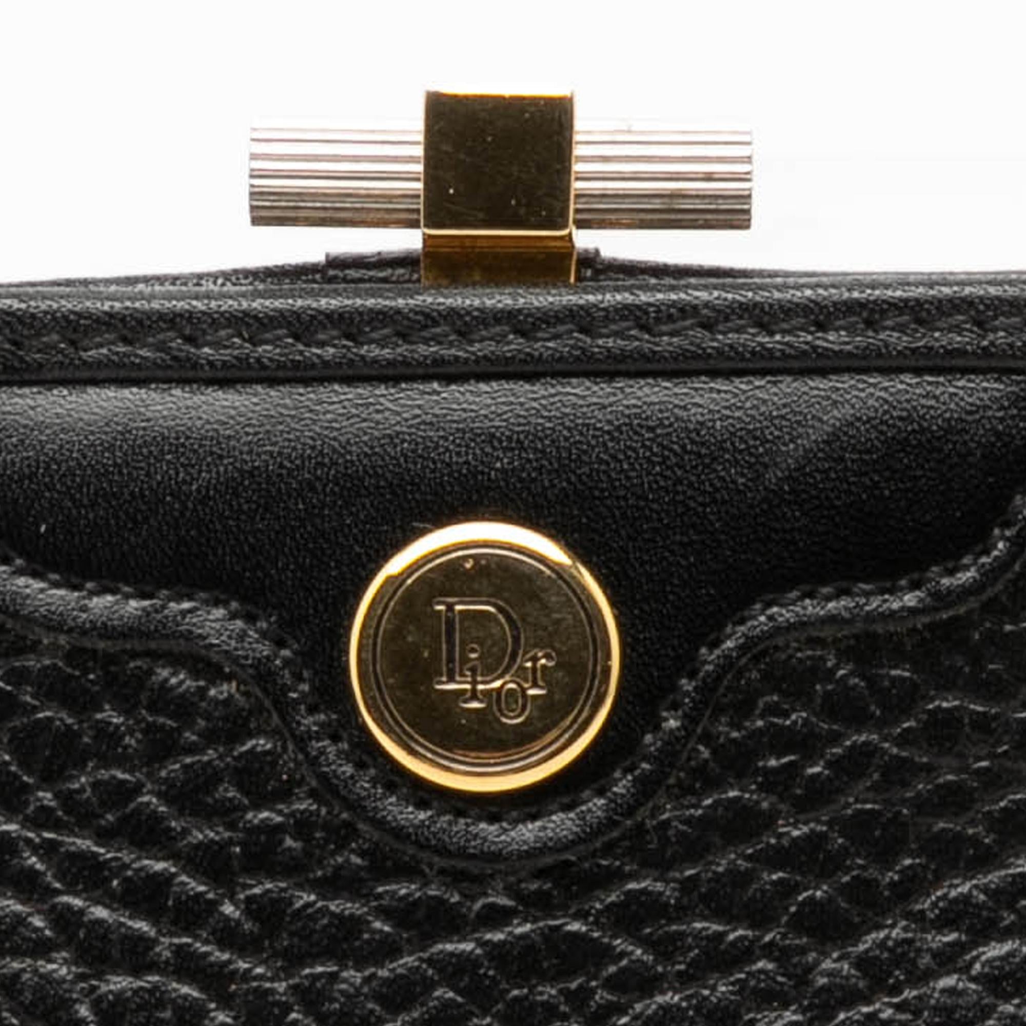 Dior Calfskin Clasp Coin Purse