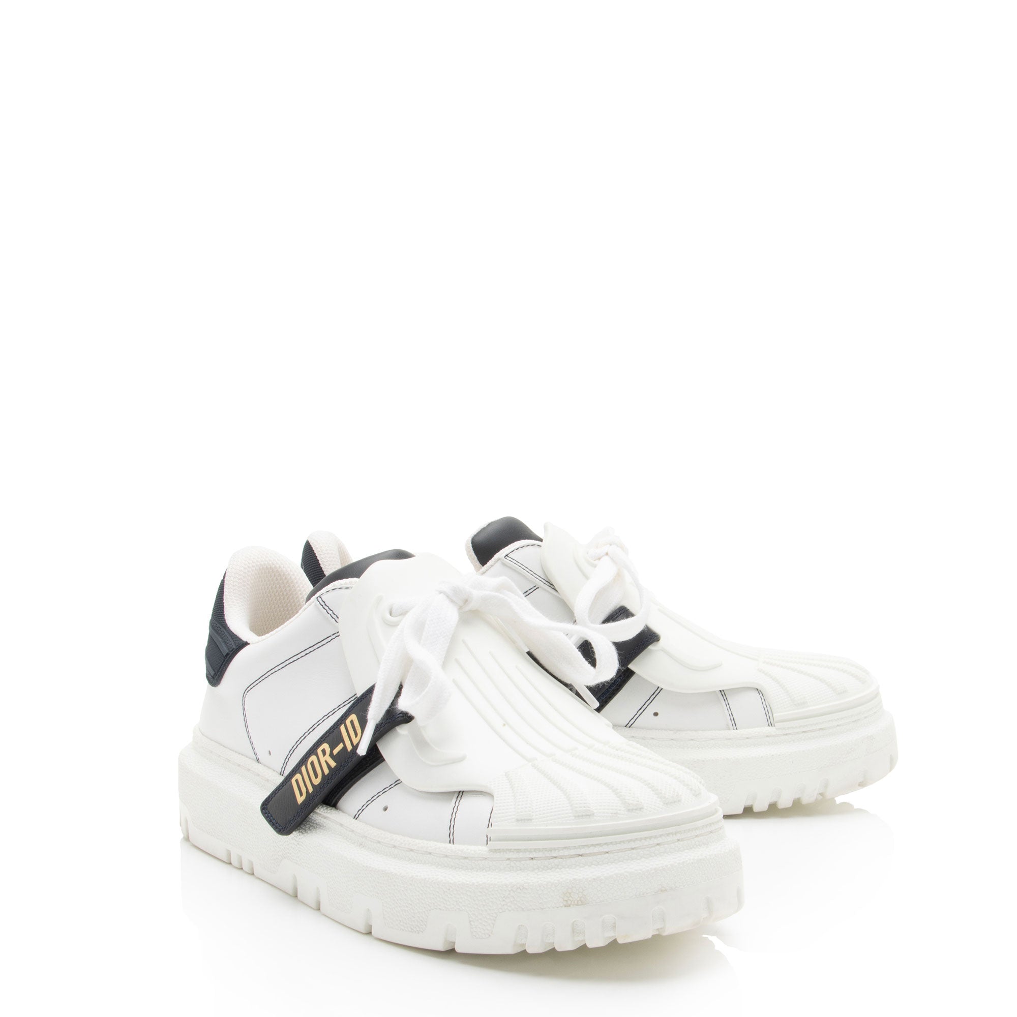 Dior Calfskin Dior-ID Platform Sneakers - Size 7 / 37 (SHF-Hqimzy)