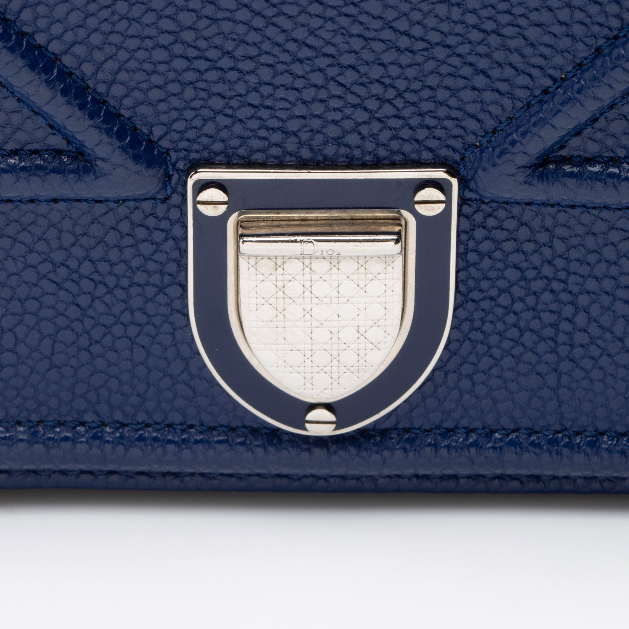 Dior Calfskin Diorama Wallet on Chain