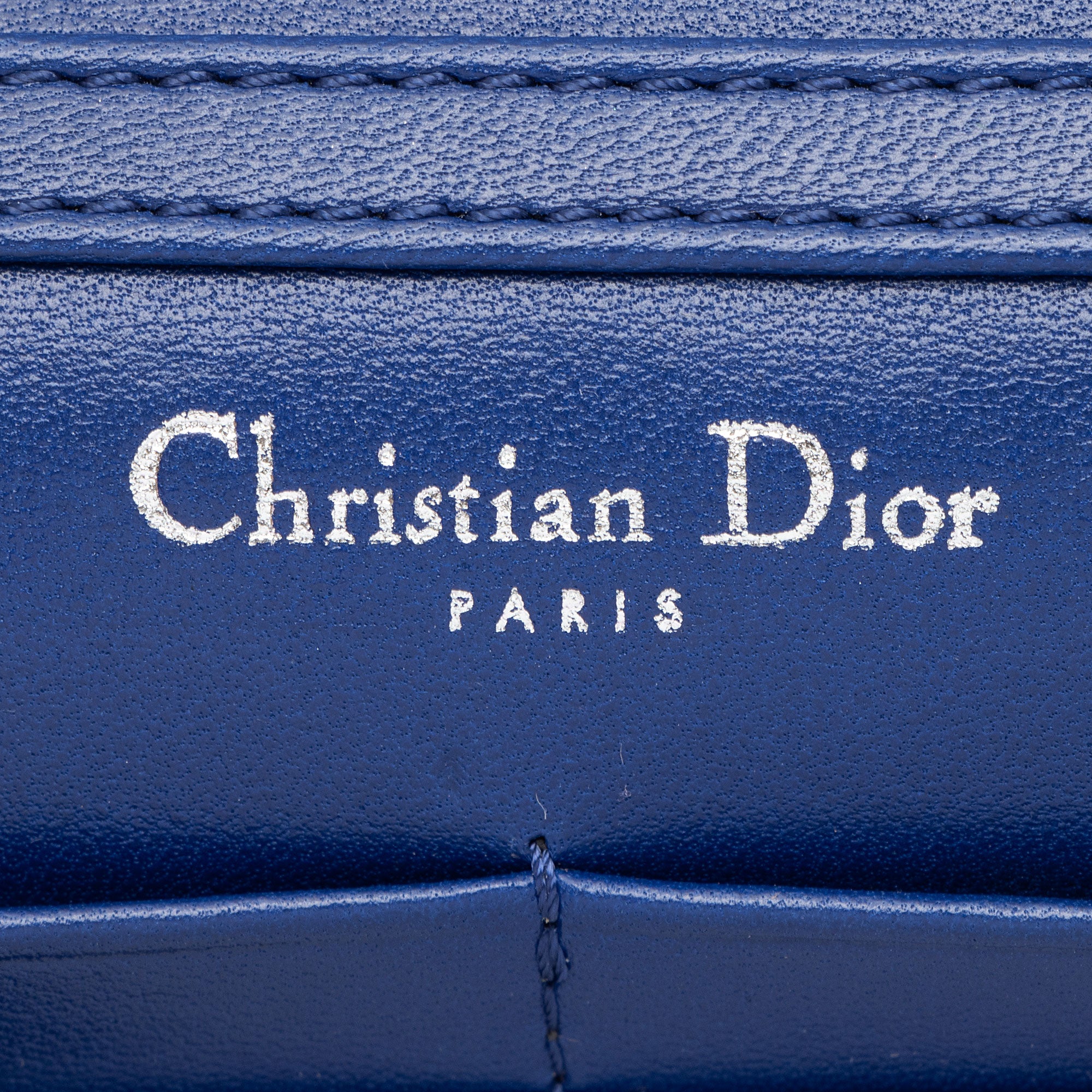 Dior Calfskin Diorama Wallet on Chain
