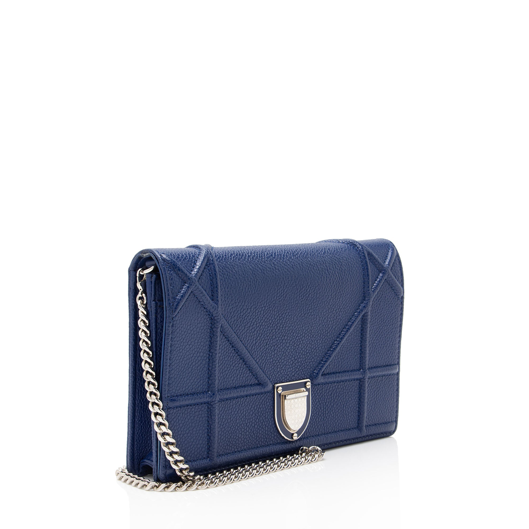 Dior Calfskin Diorama Wallet on Chain