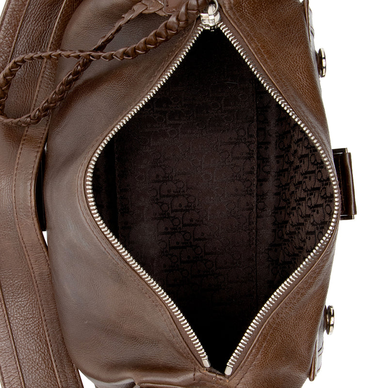 Dior Calfskin Flight E/W Large Shoulder Bag (SHF-1WkgT6)