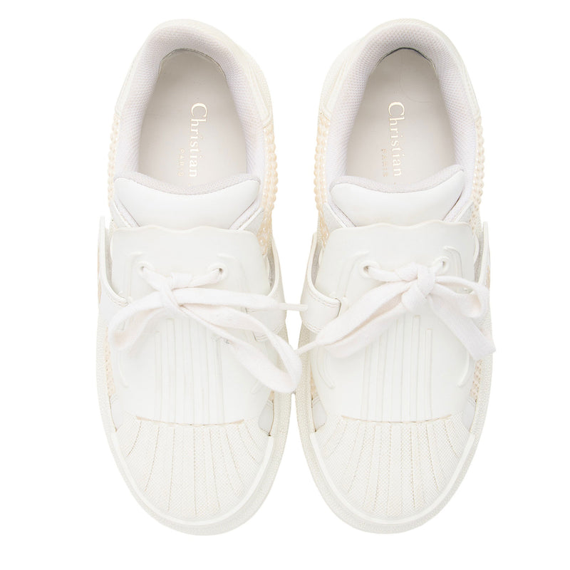 Dior Calfskin Pearl Dior-ID Platform Sneakers - Size 6 / 36 (SHF-SaXXOc)