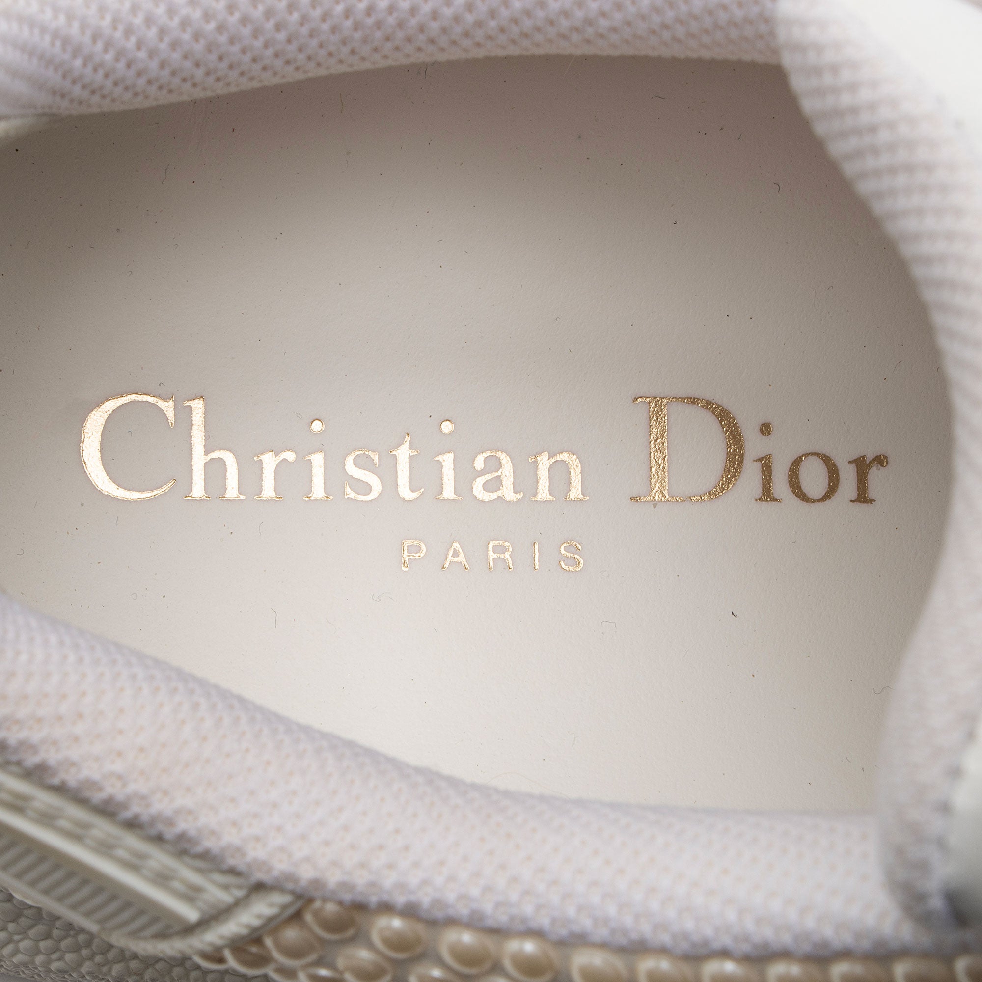 Dior Calfskin Pearl Dior-ID Platform Sneakers - Size 6 / 36 (SHF-SaXXO