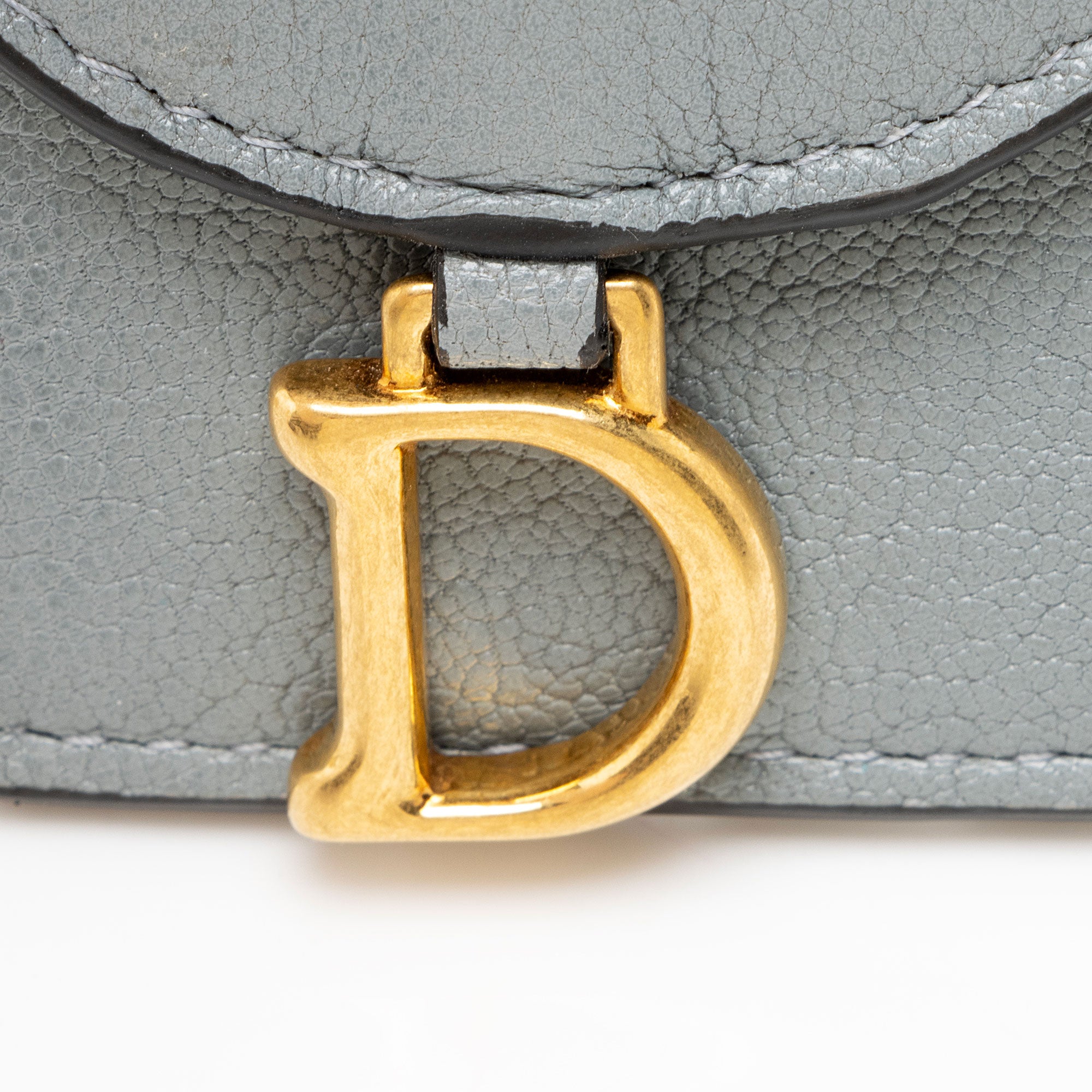 Dior Calfskin Saddle Cosmos Zipped Card Holder