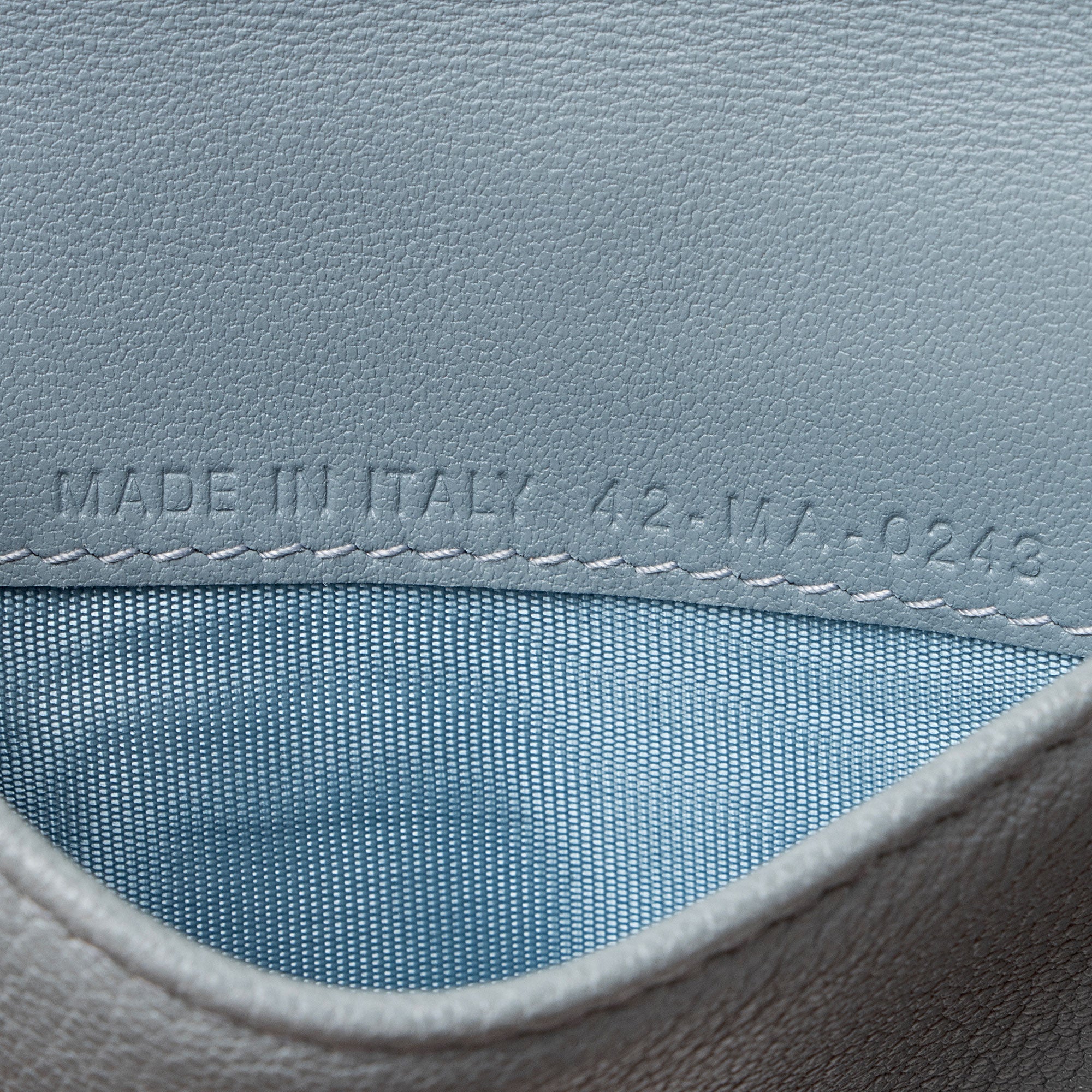 Dior Calfskin Saddle Cosmos Zipped Card Holder