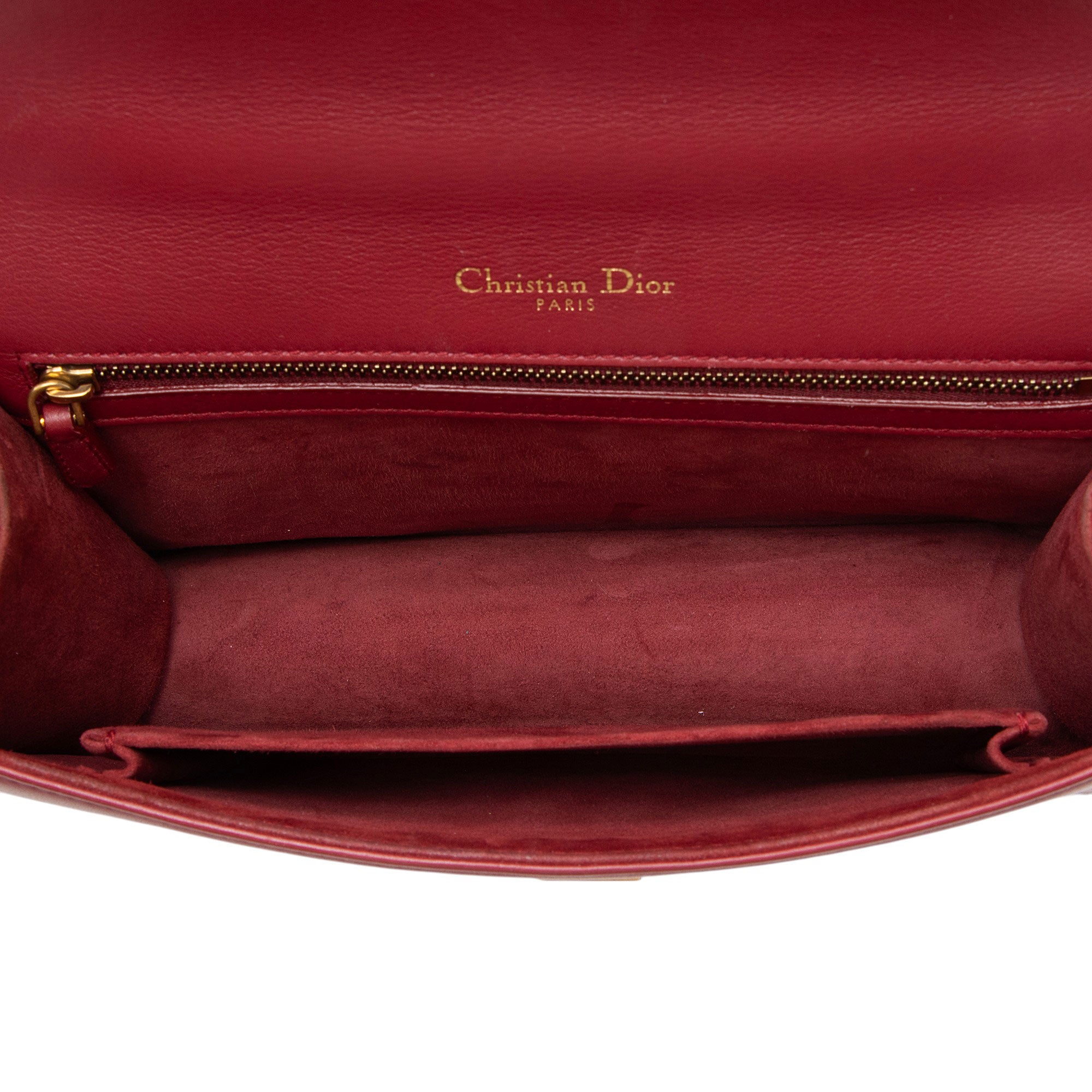 Dior Calfskin Studded Diorama Small Shoulder Bag