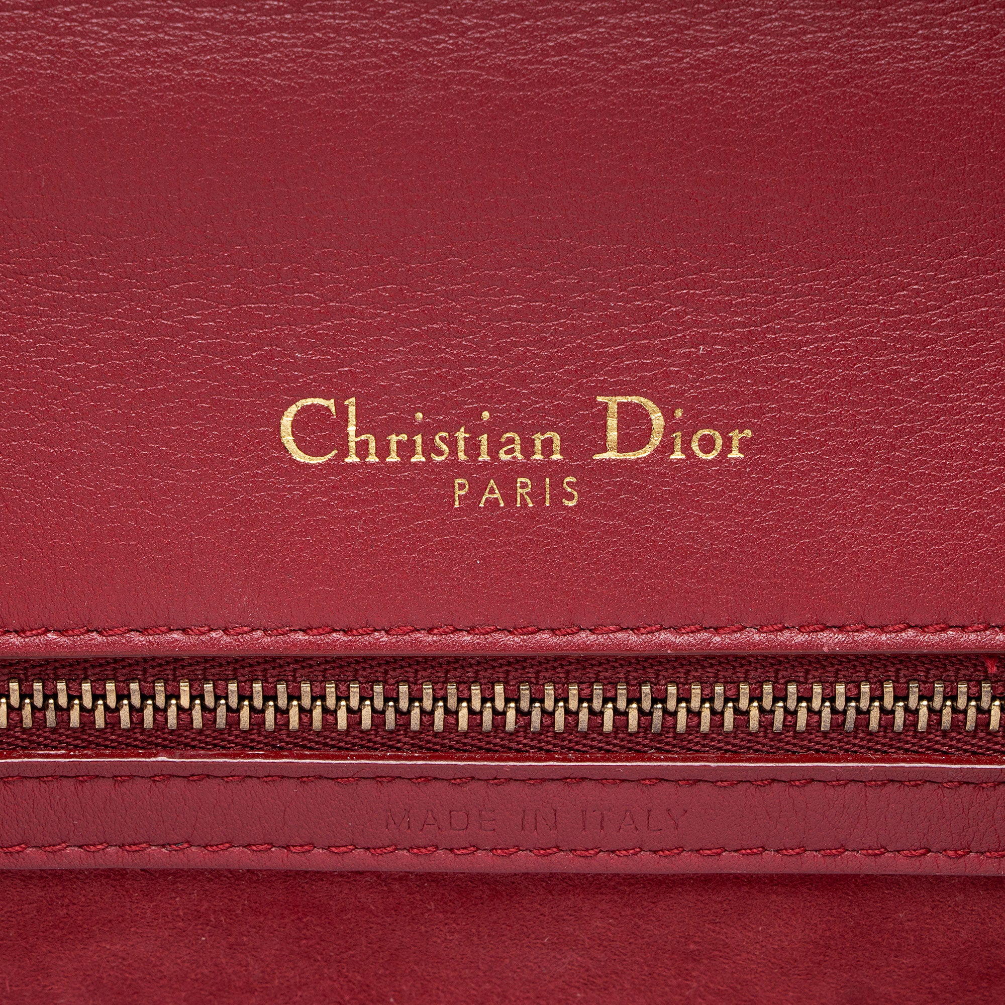 Dior Calfskin Studded Diorama Small Shoulder Bag