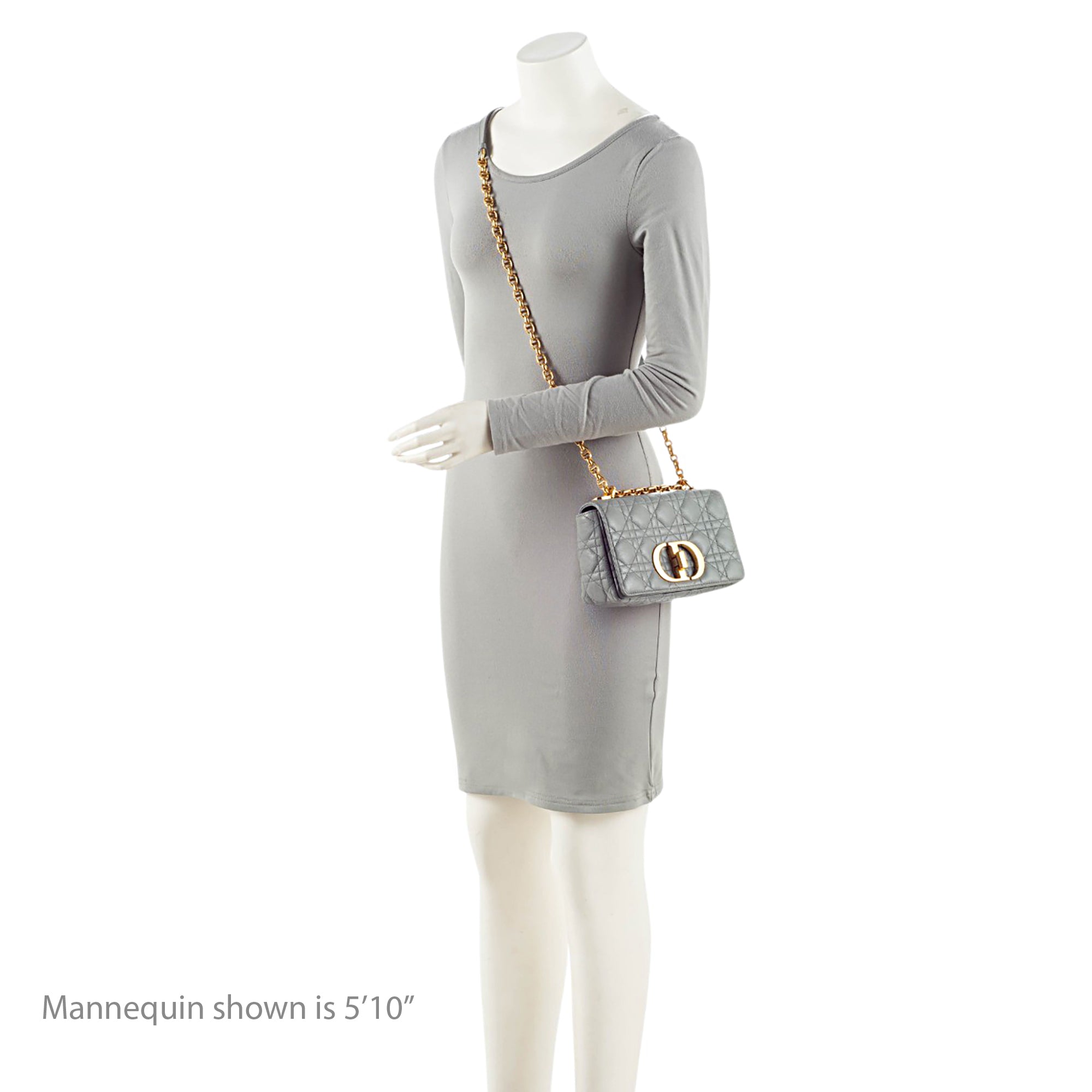 Dior Cannage Calfskin Caro Small Shoulder Bag